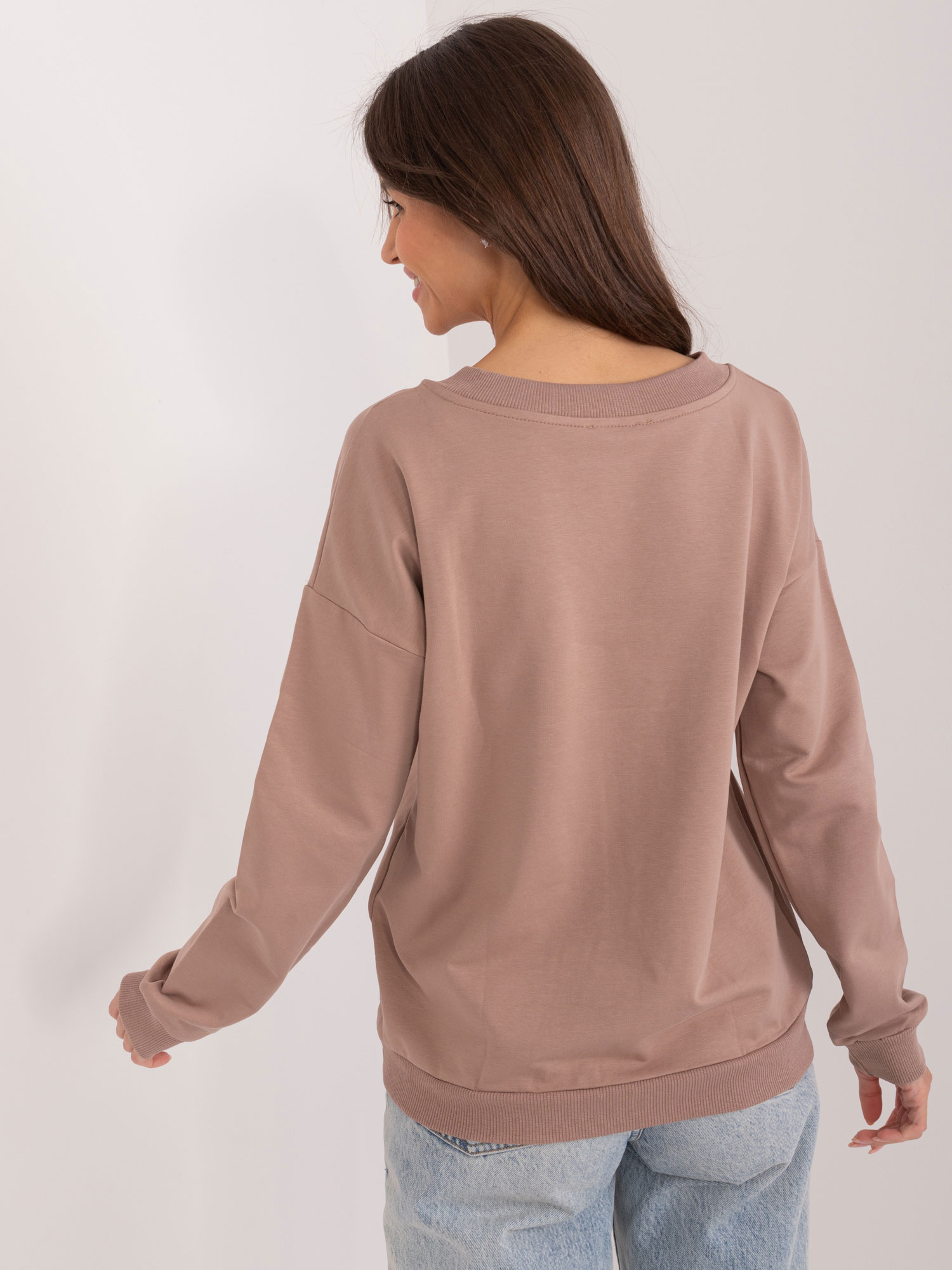 Bluzka Ciemny bezowy - obrazek 4