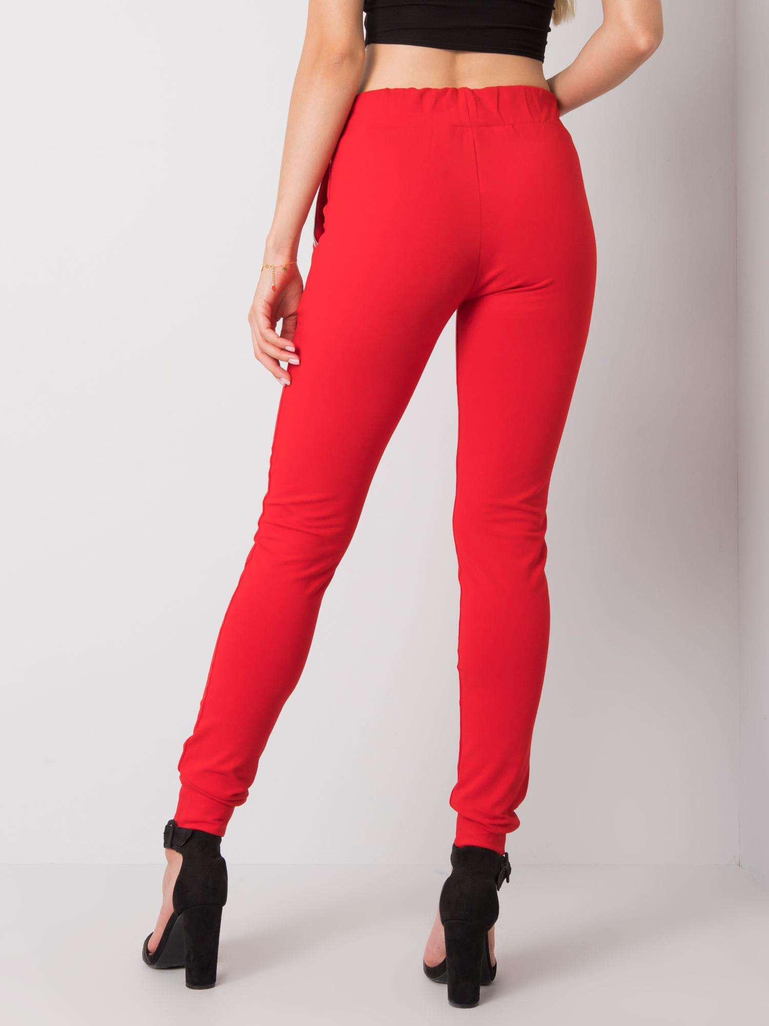 Spodnie dresowe Czerwony - obrazek 4