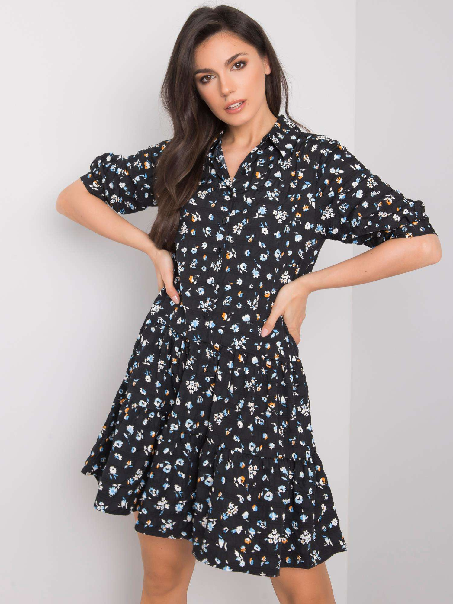 Sukienka Czarno-biały - obrazek 4