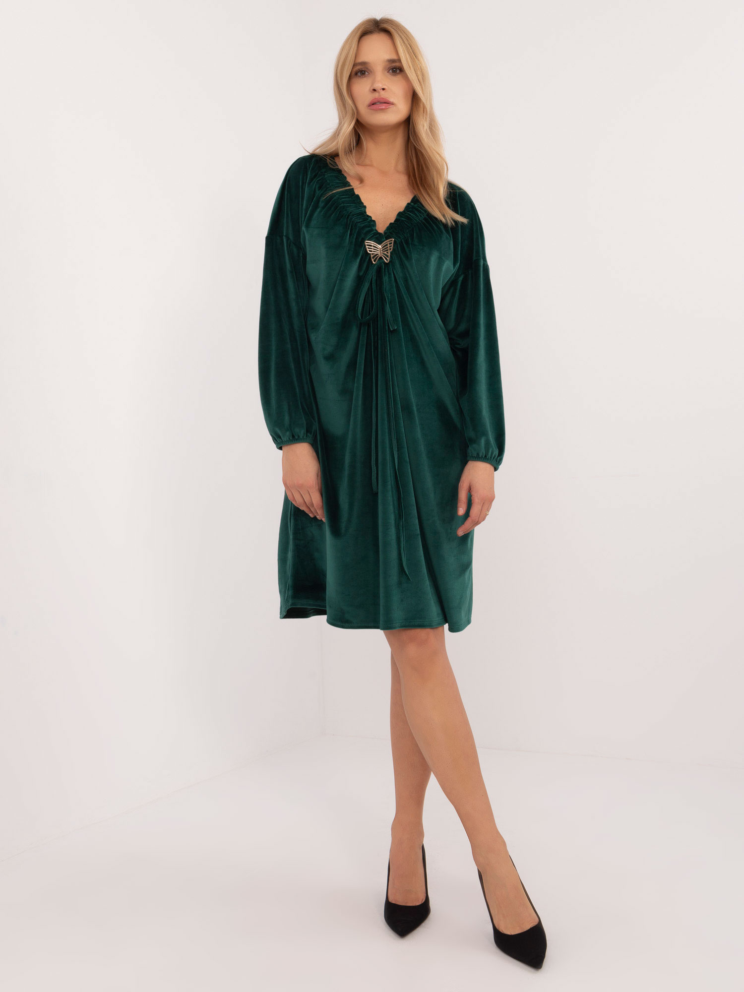 Sukienka Ciemny zielony - obrazek 4