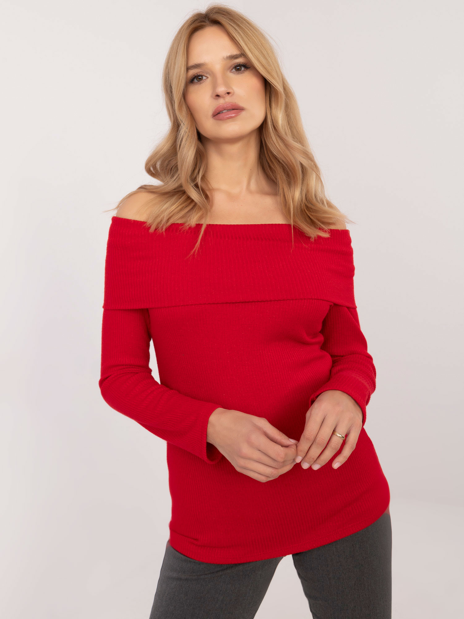 Sweter Czerwony - obrazek 4