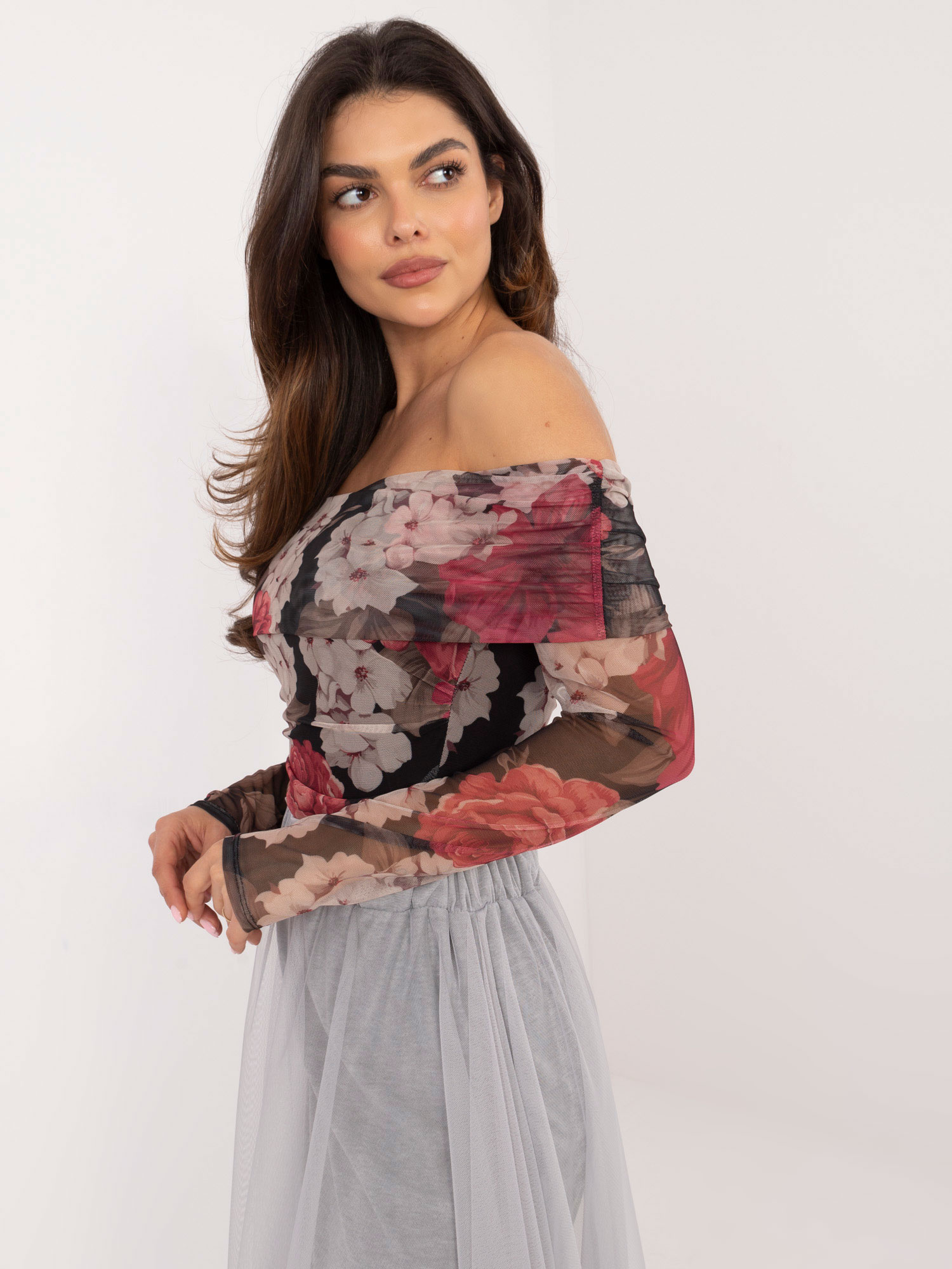 Bluzka Czarno-różowy - obrazek 4