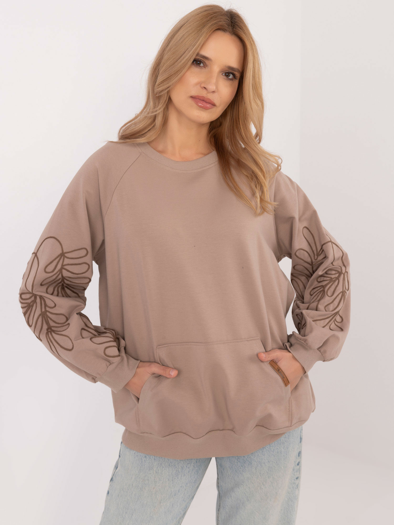 Bluza Ciemny bezowy - obrazek 4