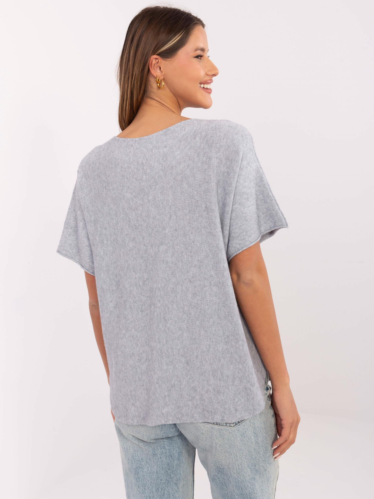 Sweter Szary - obrazek 3