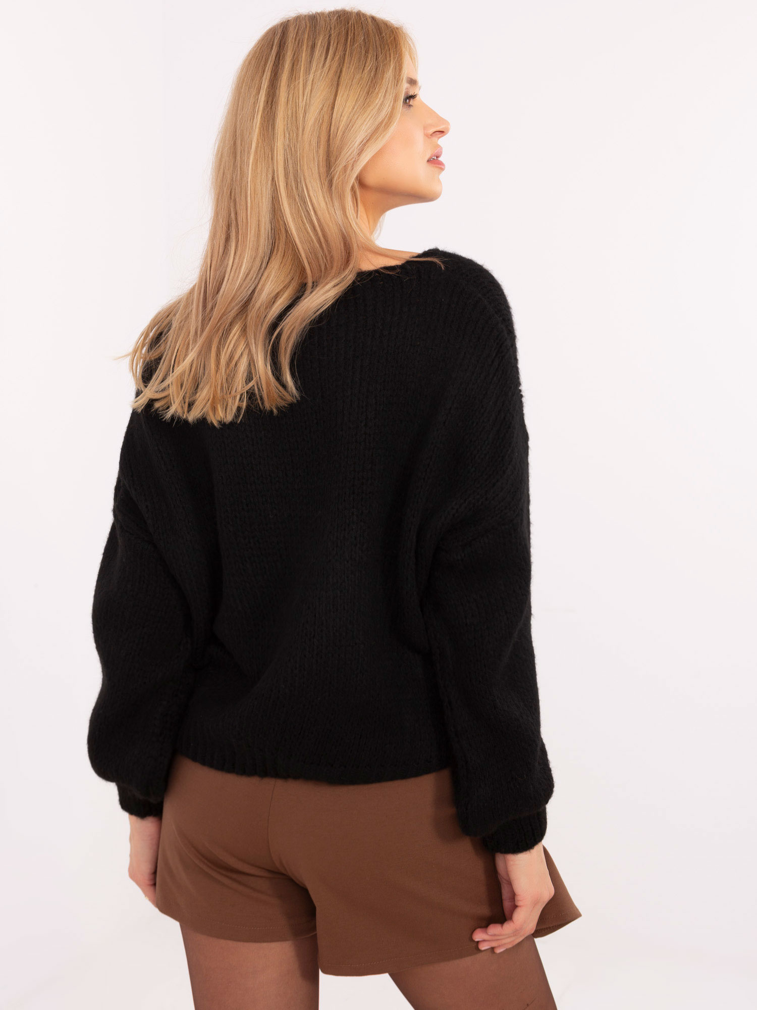 Sweter Czarny - obrazek 4