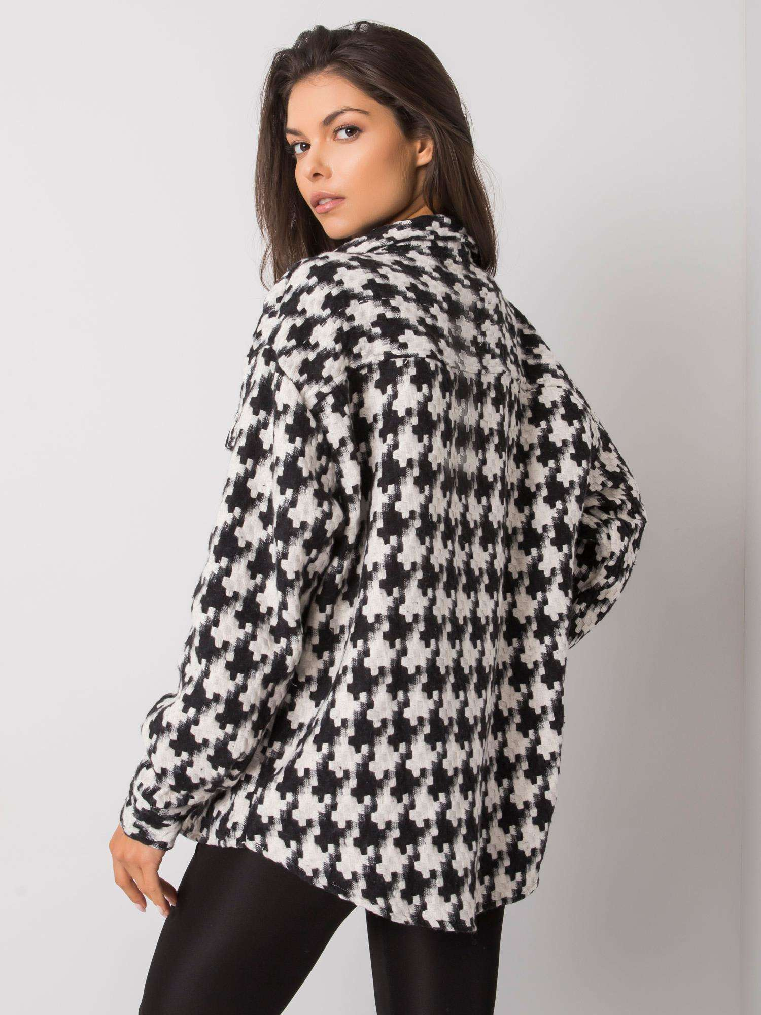 Koszula Biało-czarny - obrazek 4