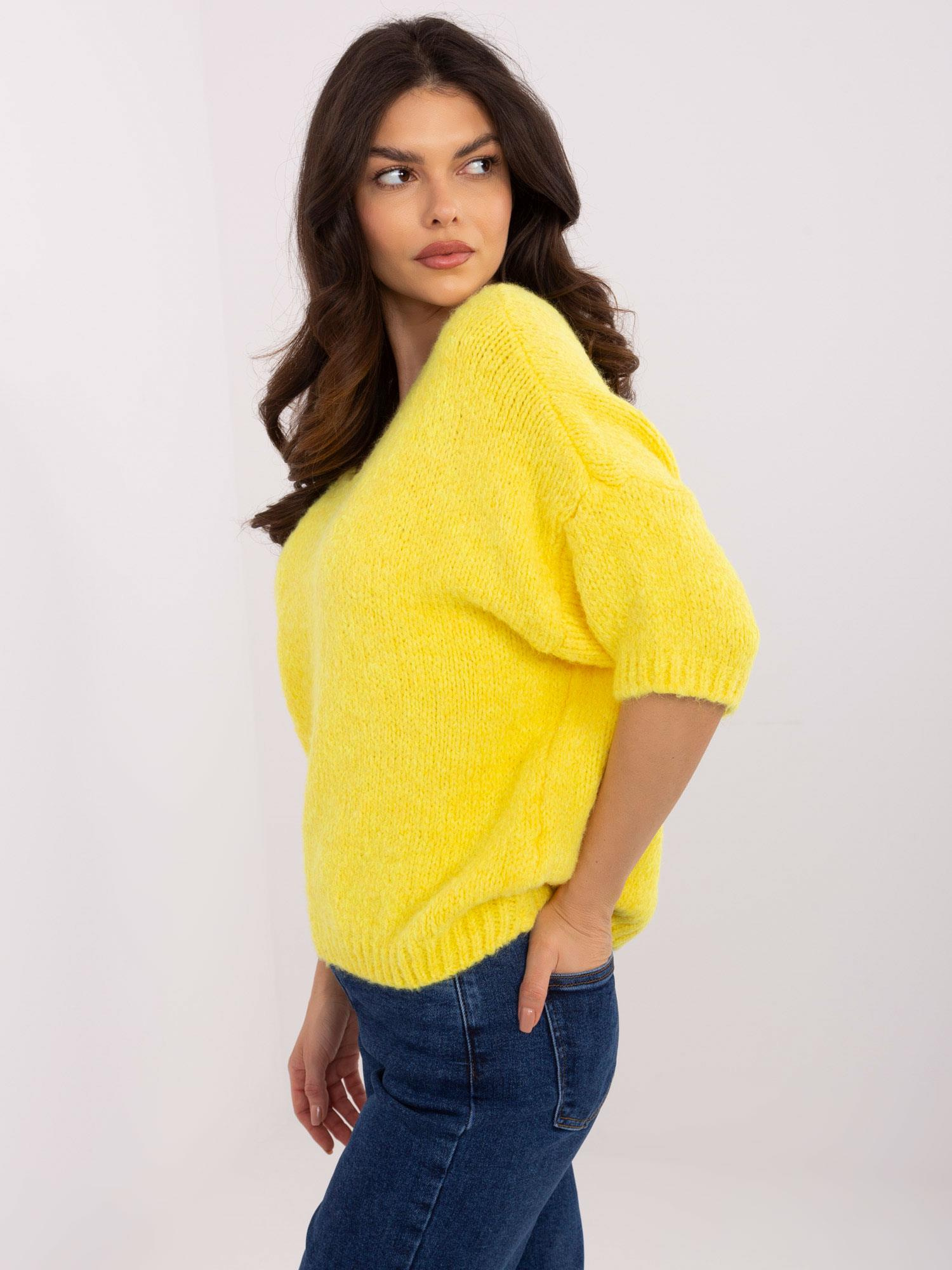 Sweter żółty - obrazek 4