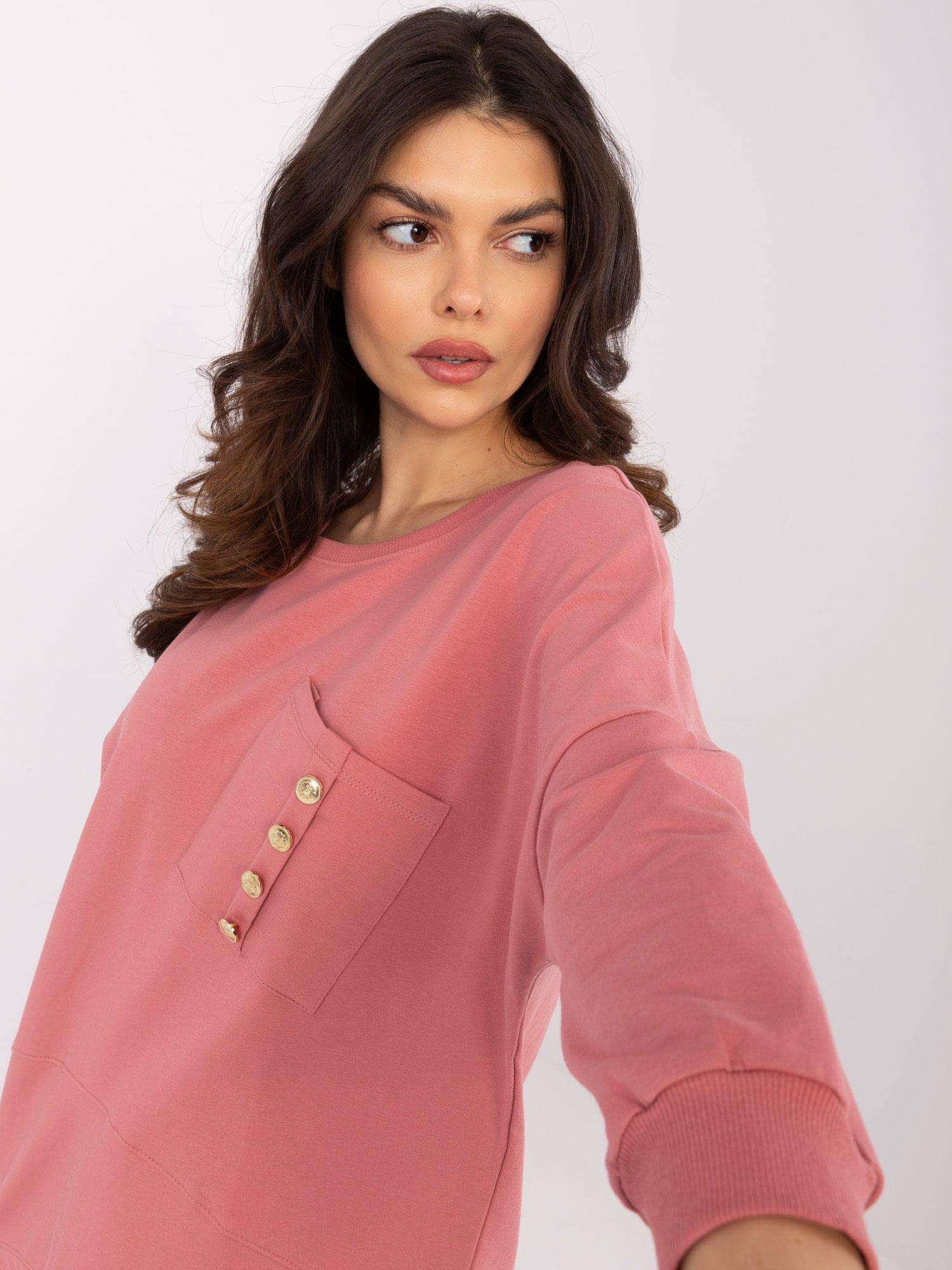 Bluzka Ciemny różowy - obrazek 4