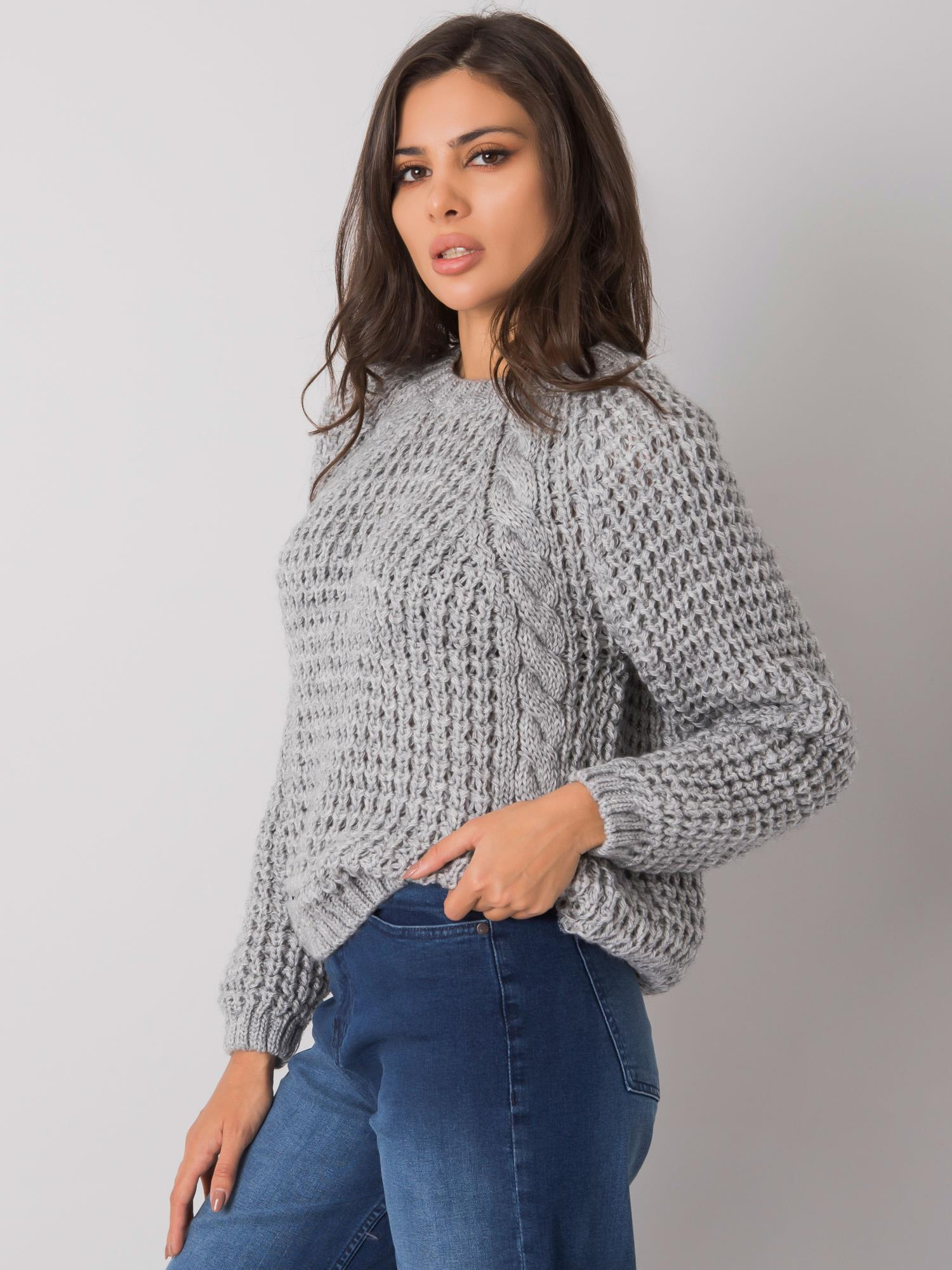 Sweter Szary - obrazek 4