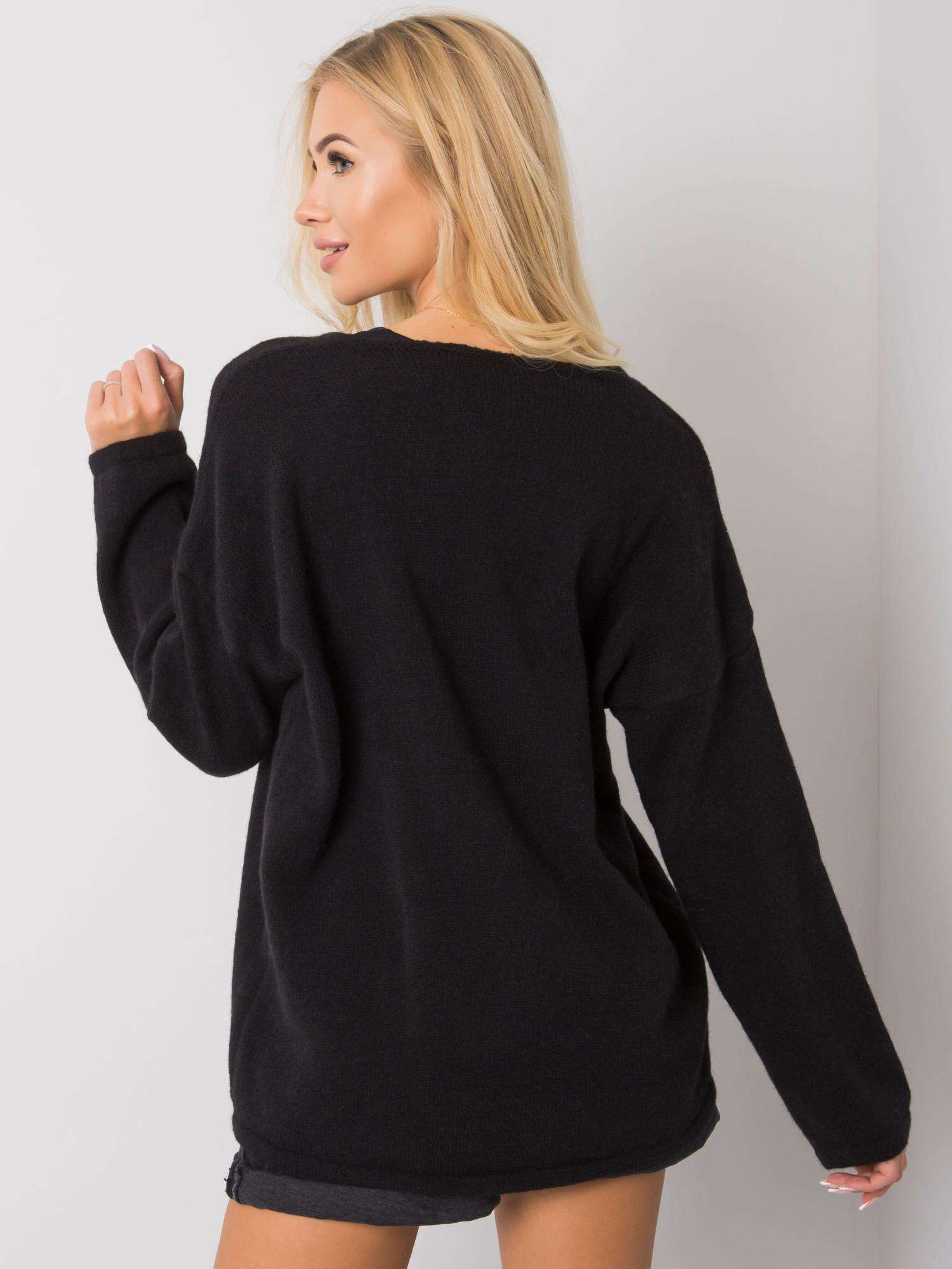 Sweter Czarny - obrazek 4