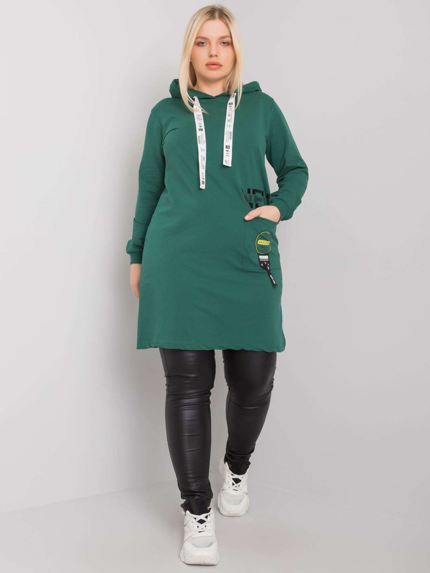 Tunika Ciemny zielony - obrazek 4