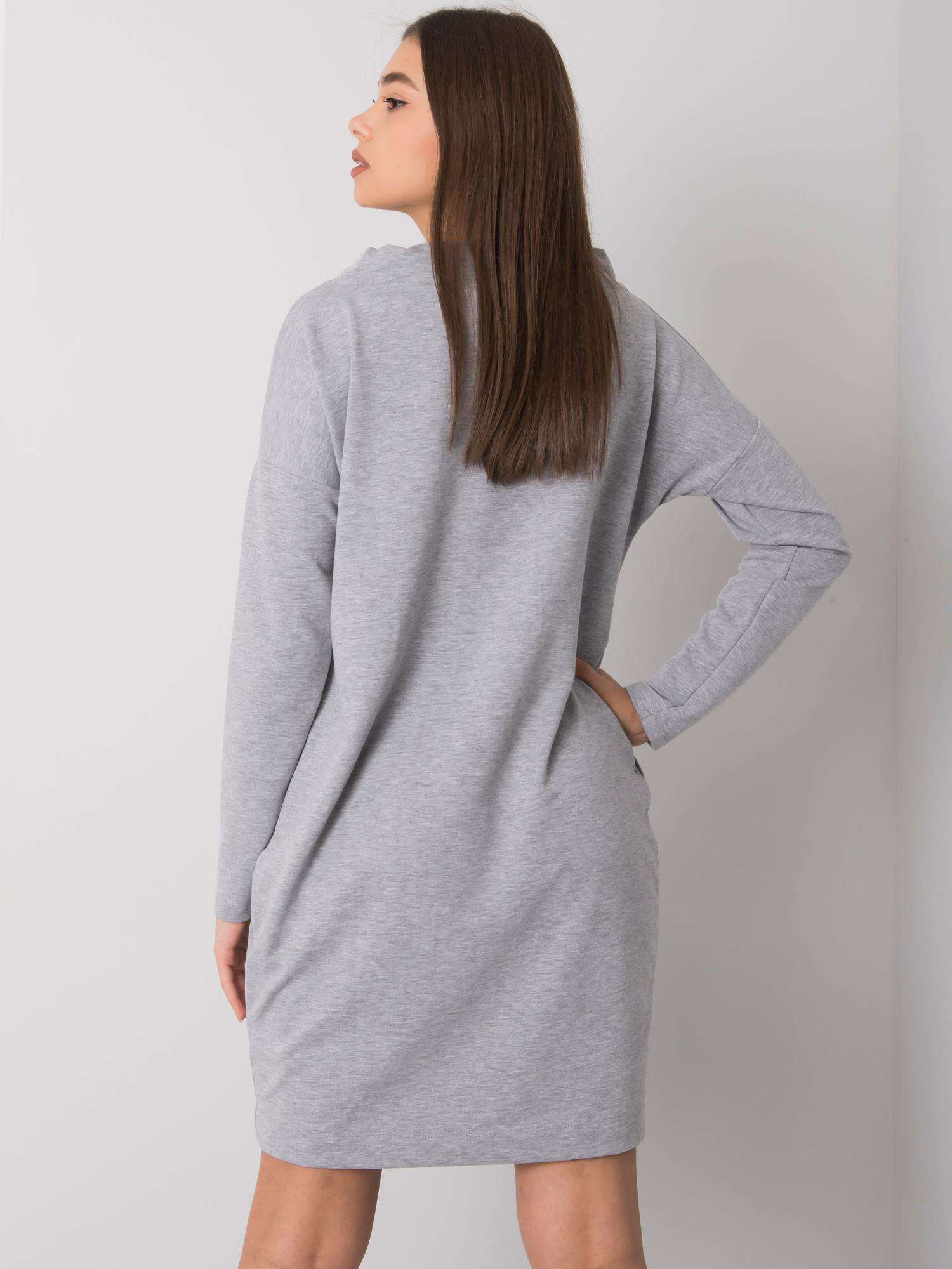 Sukienka Szary - obrazek 4