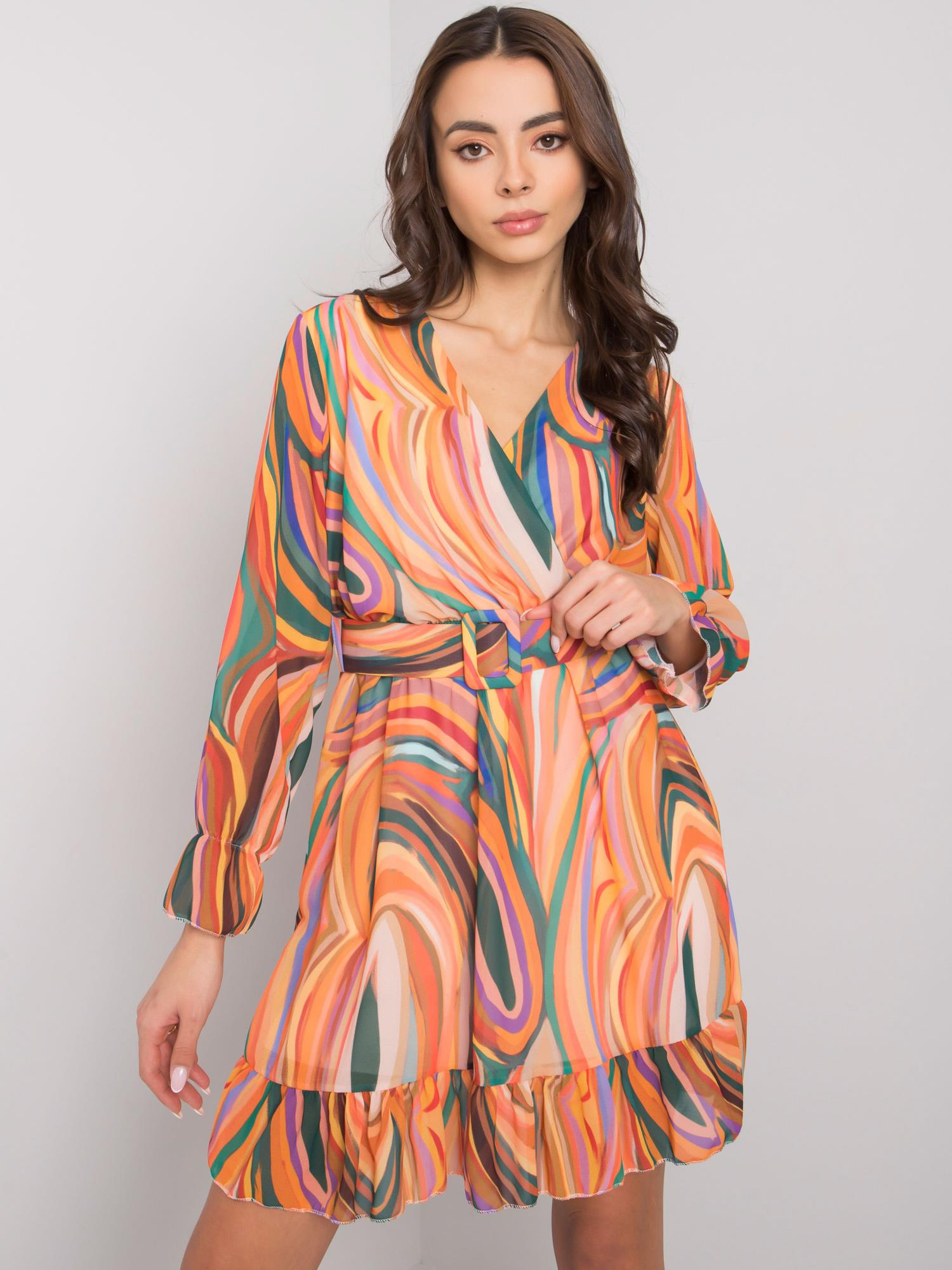 Sukienka Pomarańczowy - obrazek 4