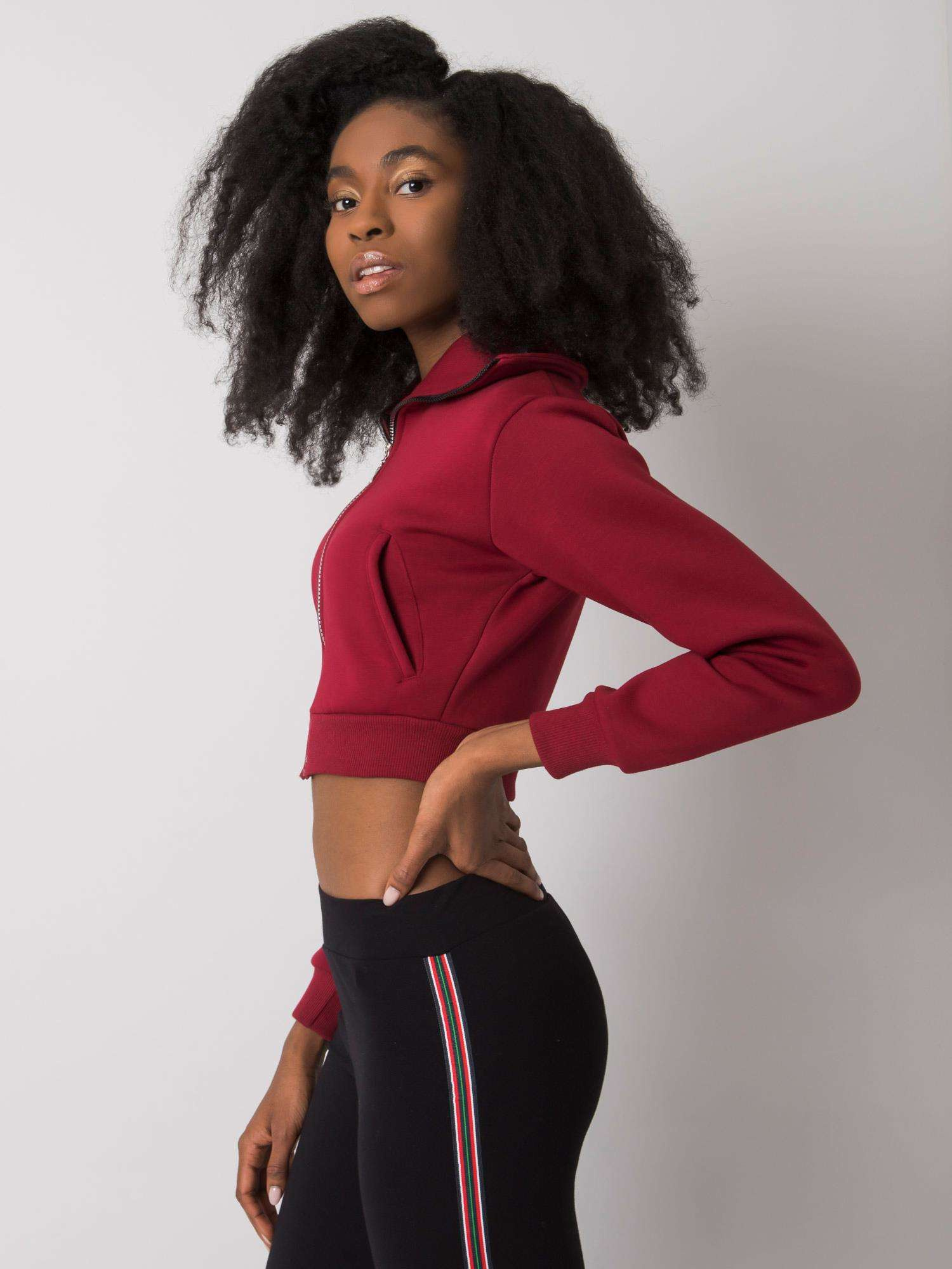 Bluza Bordowy - obrazek 4