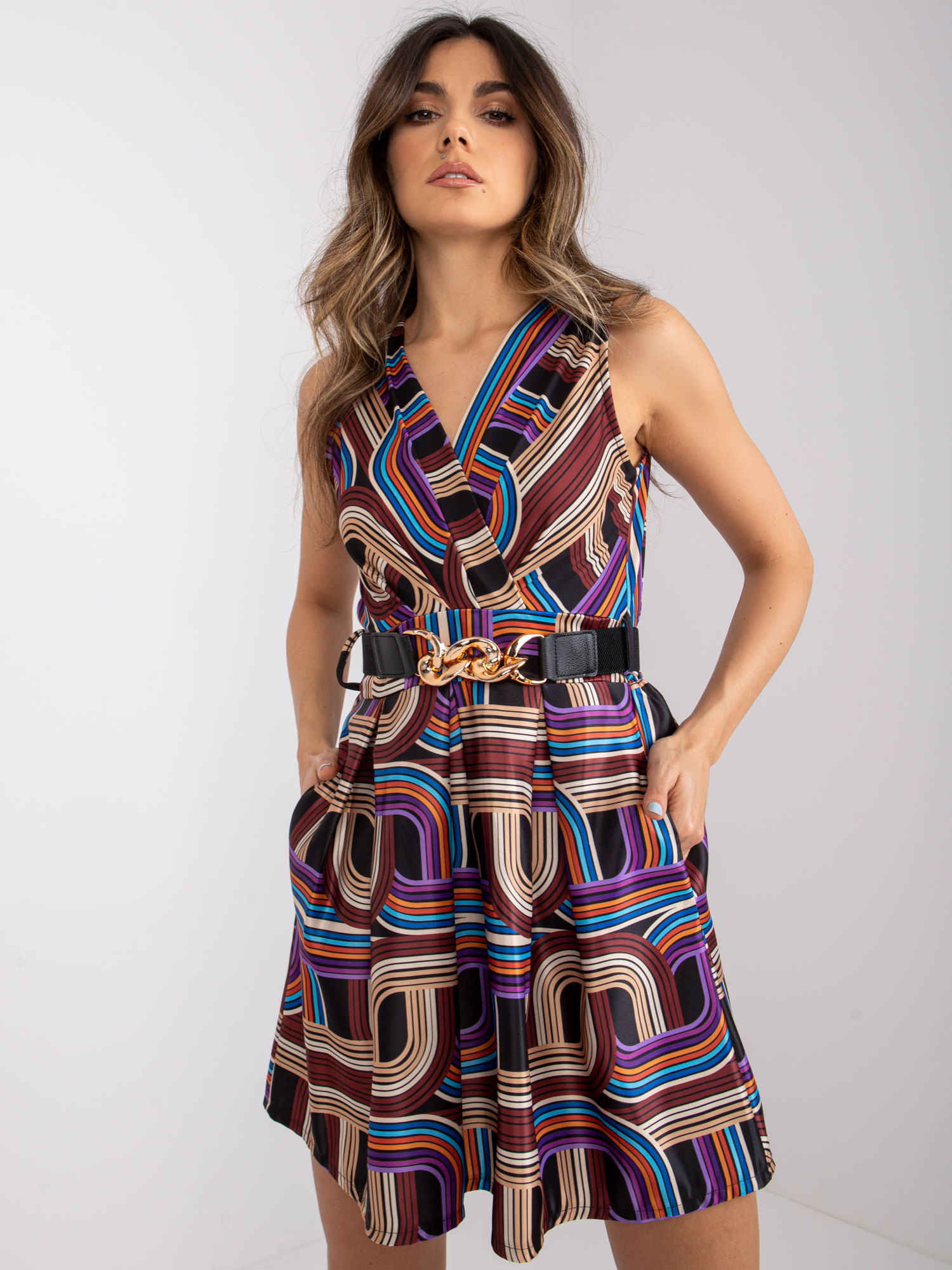 Sukienka Brązowy - obrazek 4