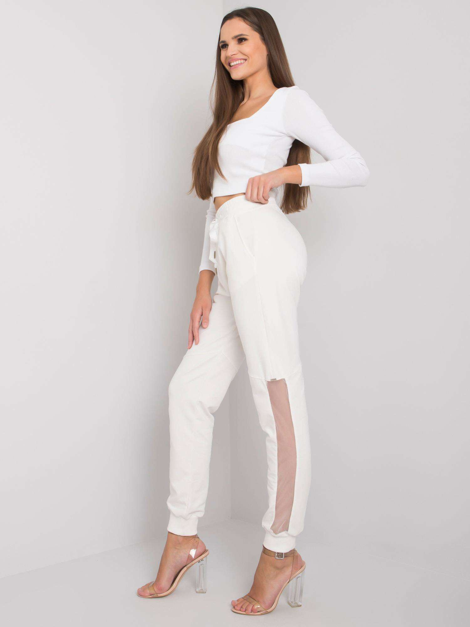 Spodnie dresowe Ecru - obrazek 4