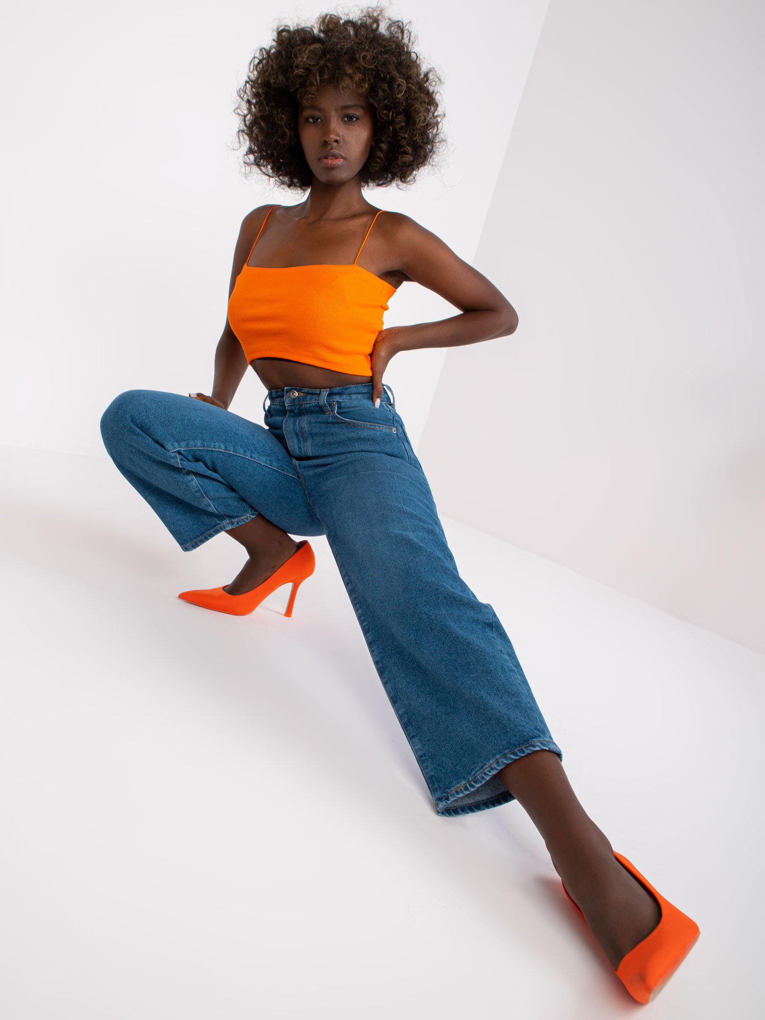 Spodnie jeans Niebieski - obrazek 4