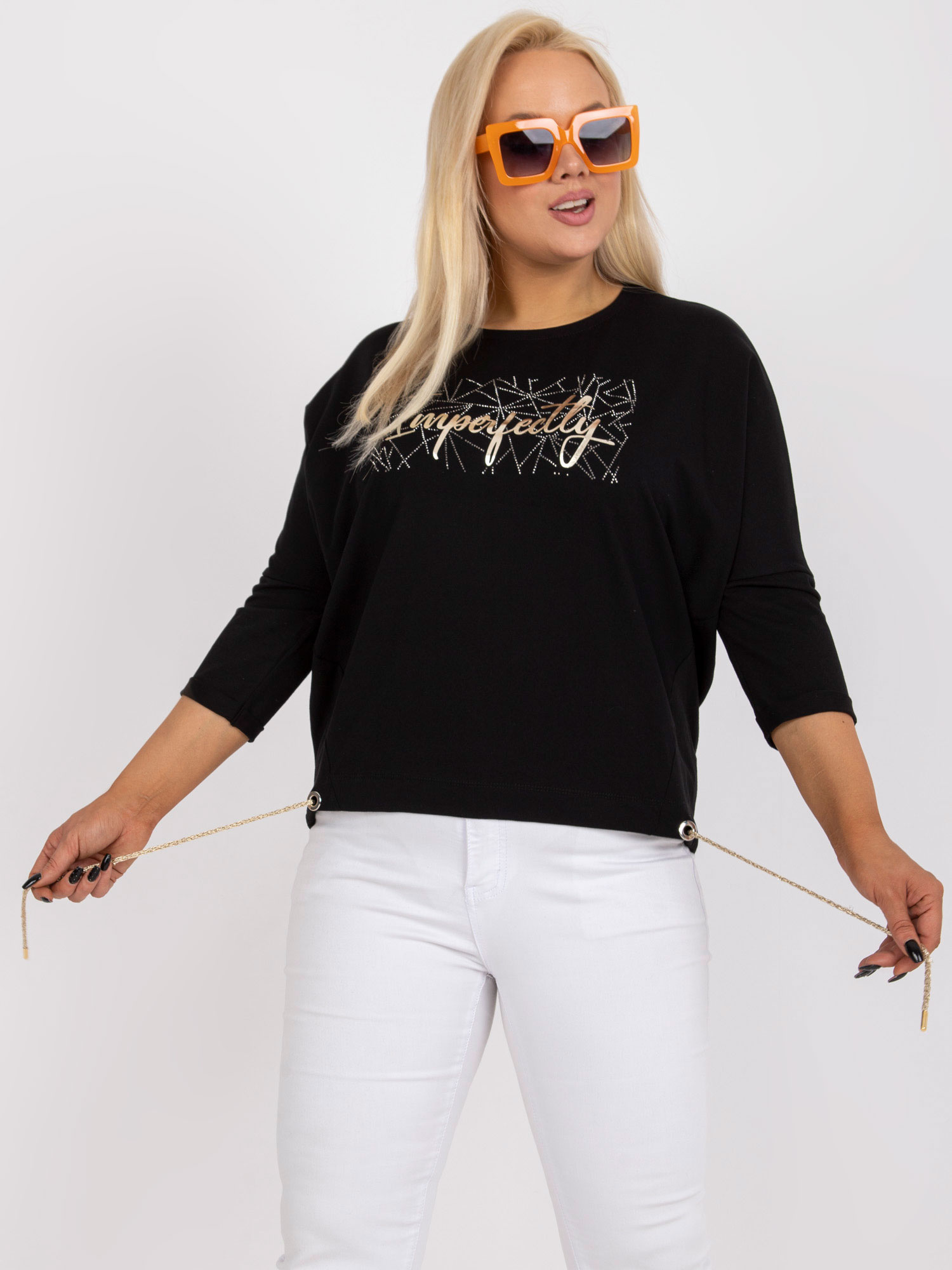 Bluzka Czarny - obrazek 4