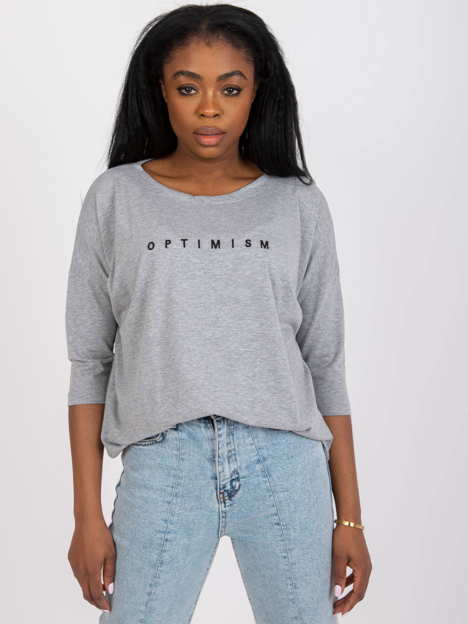 Bluzka Szary - obrazek 4