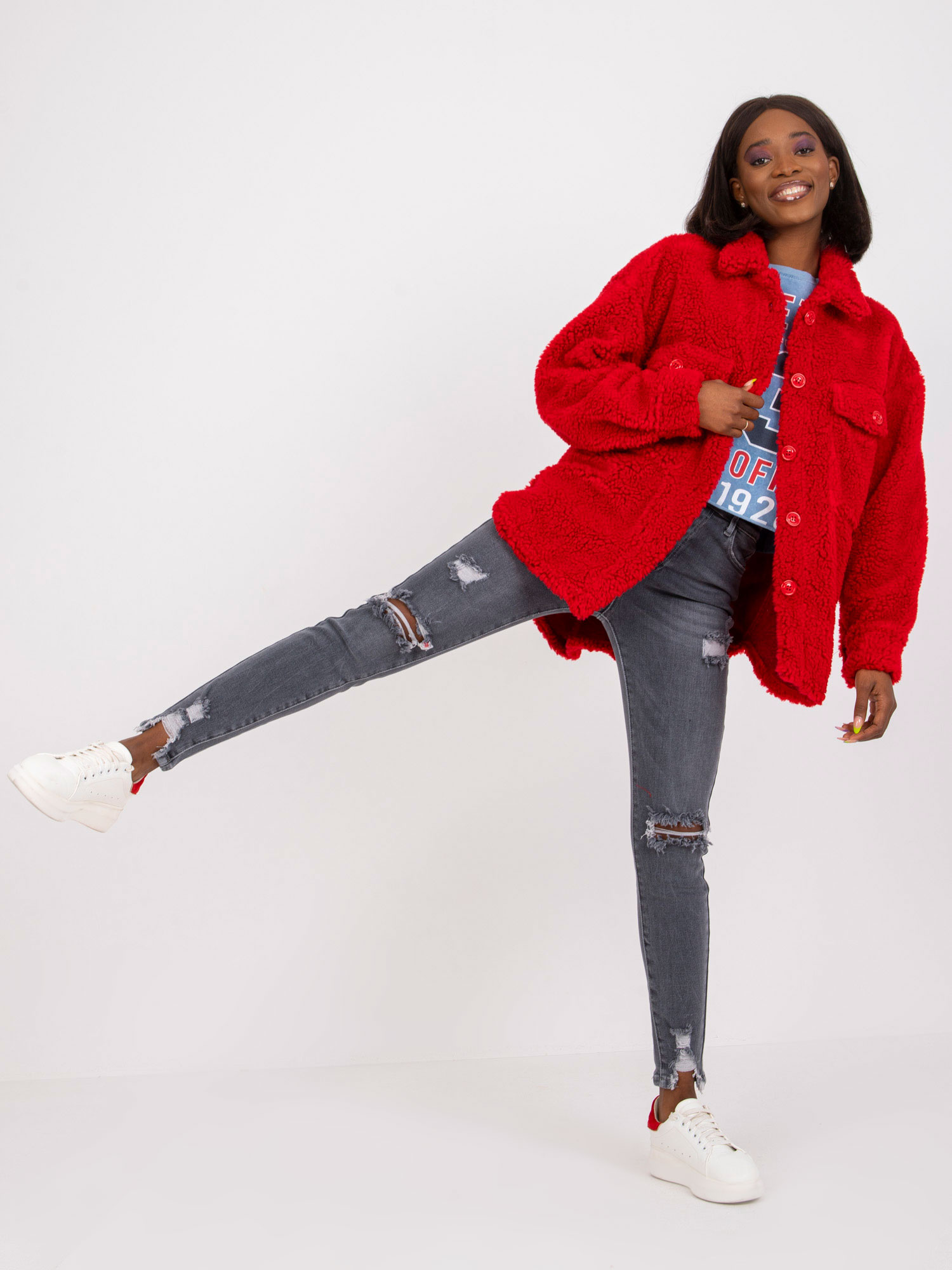 Koszula Czerwony - obrazek 4