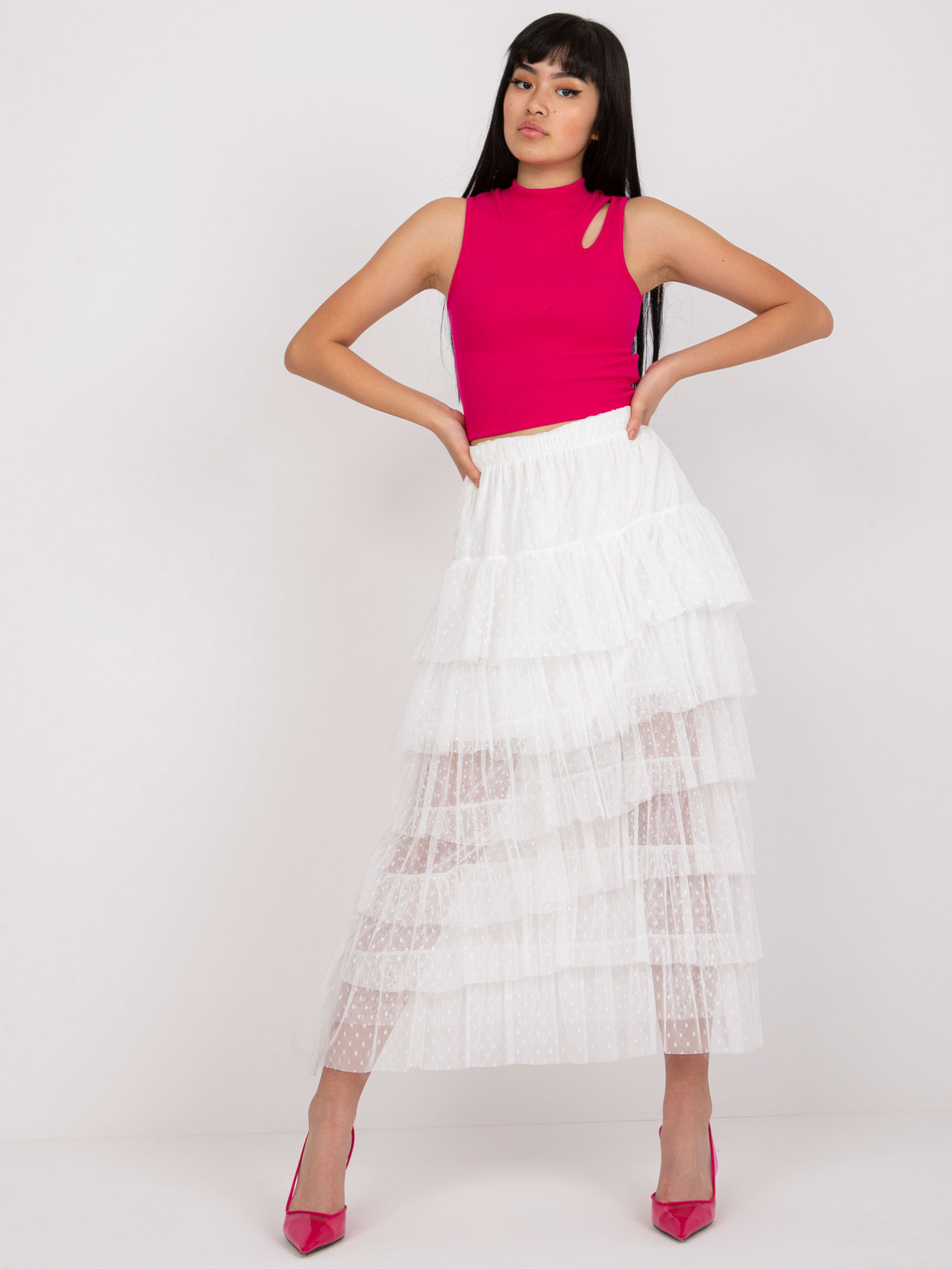 Spódnica Biały - obrazek 4