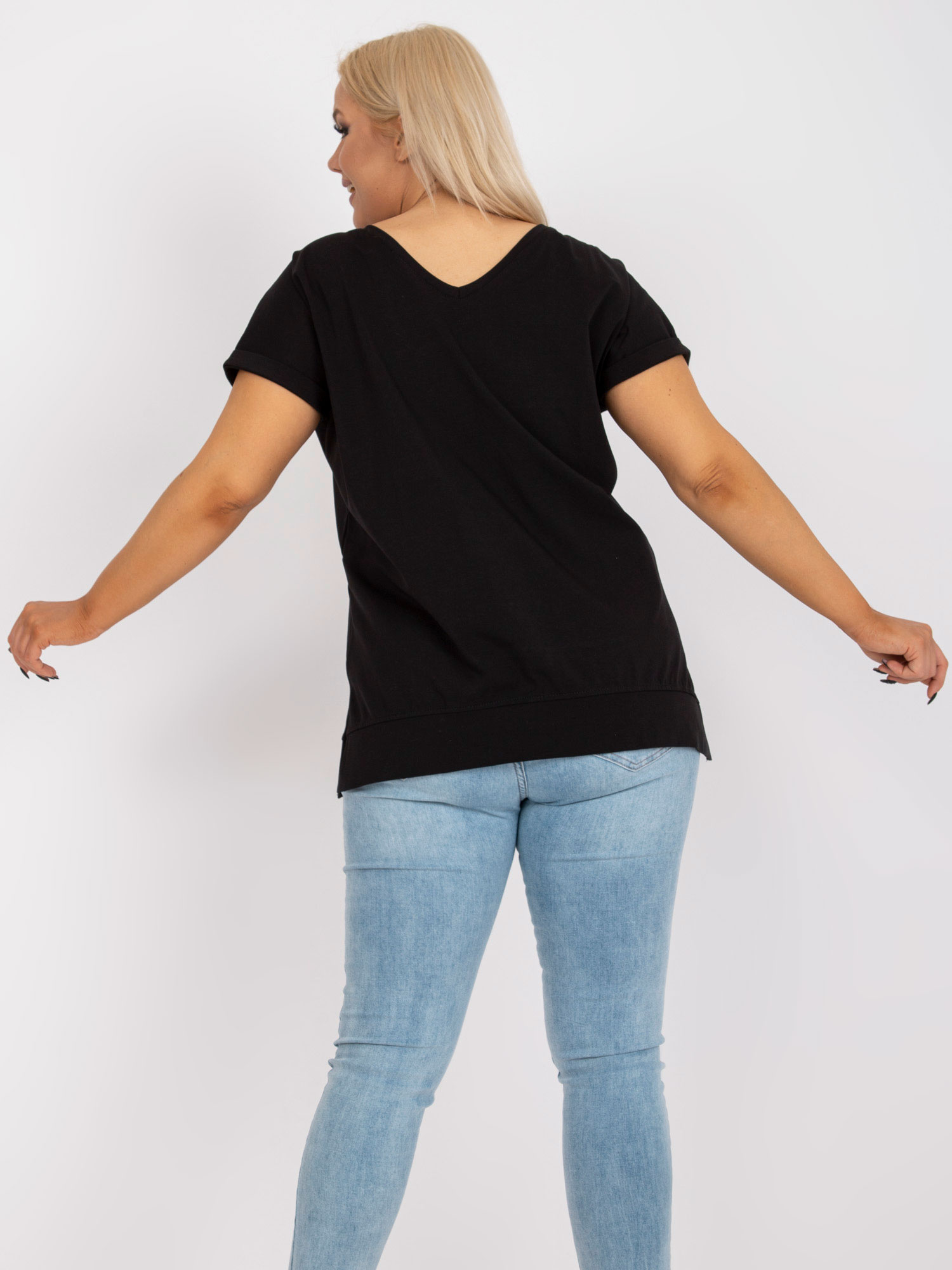 Bluzka Czarny - obrazek 4