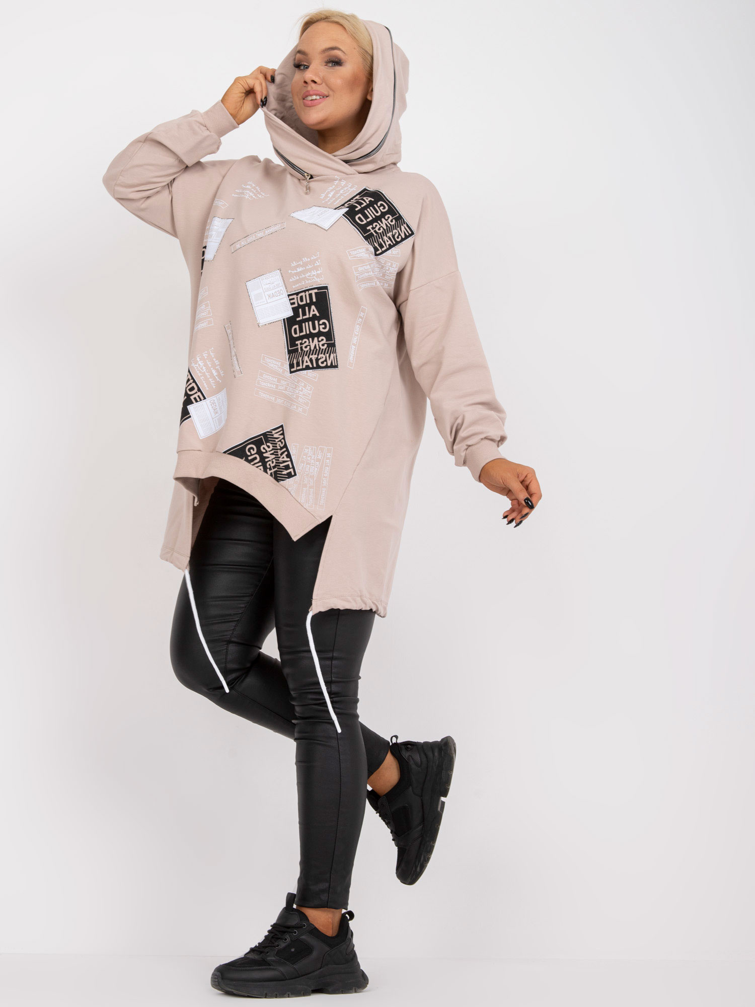 Bluza Beżowy - obrazek 4