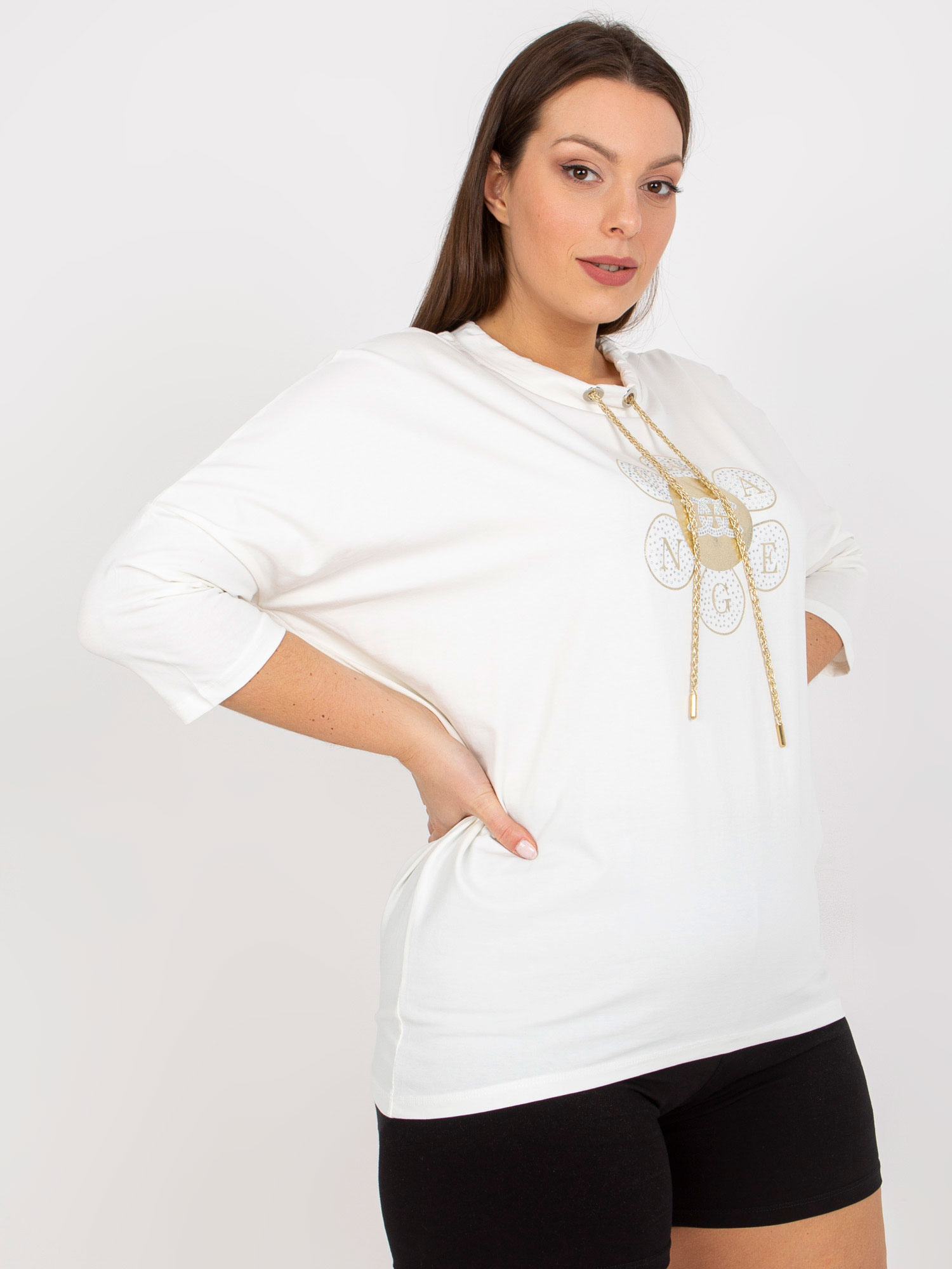 Bluzka Ecru - obrazek 4