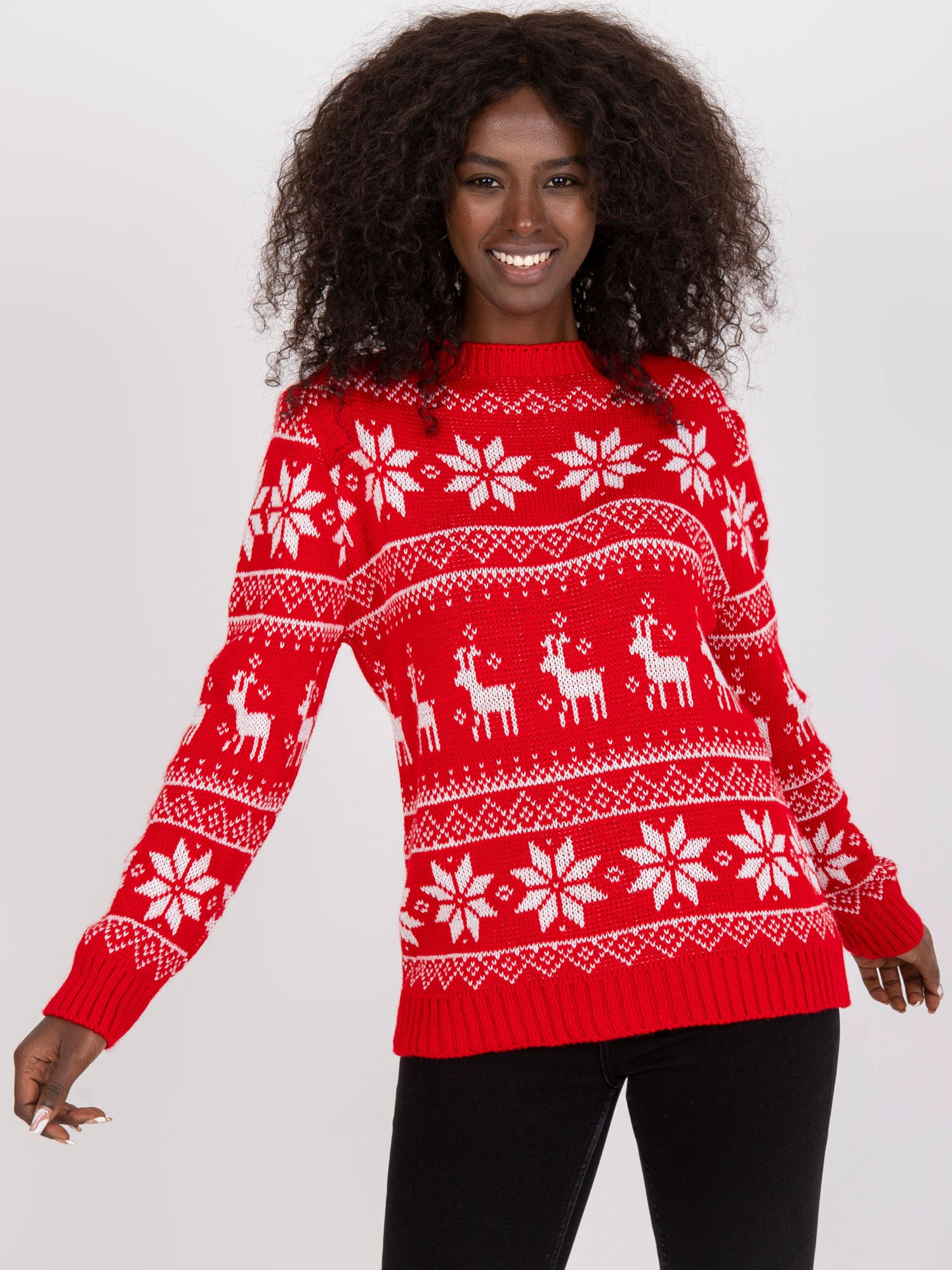 Sweter Czerwony - obrazek 4