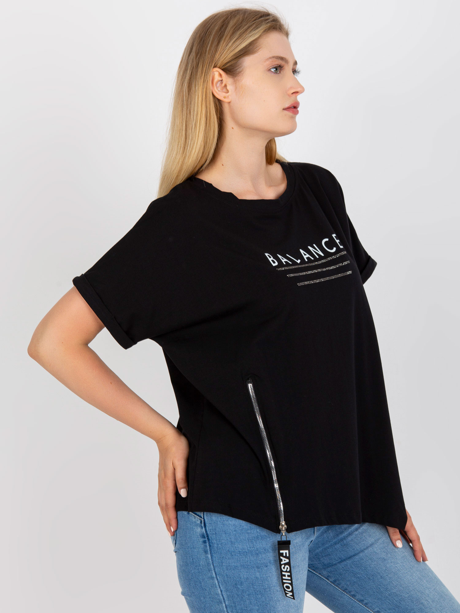 T-shirt Czarny - obrazek 4