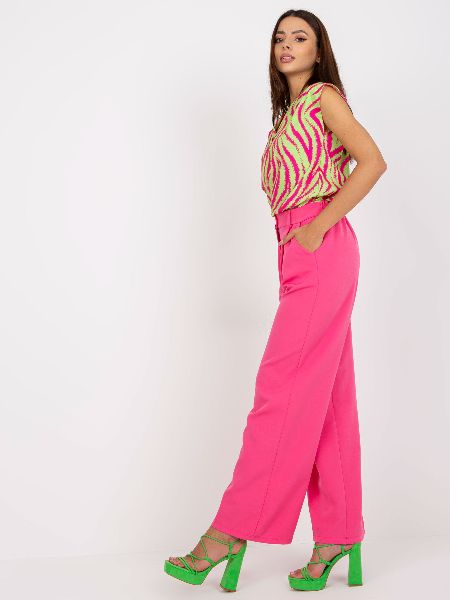 Spodnie Ciemny różowy - obrazek 4