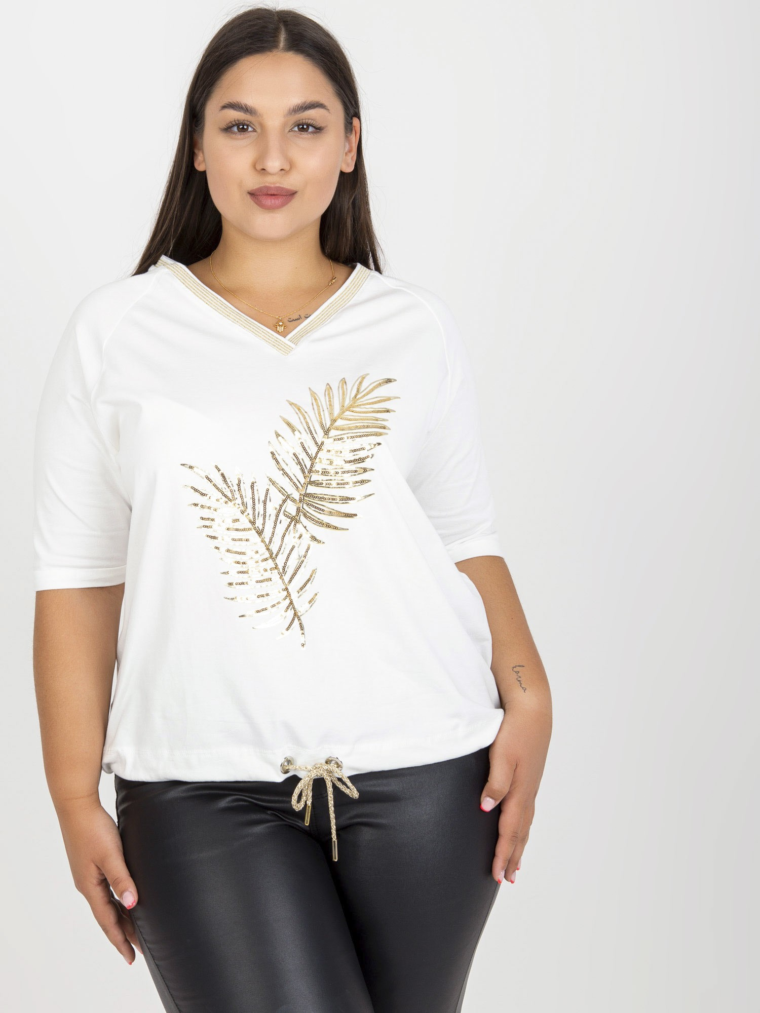 Bluzka Biały - obrazek 4