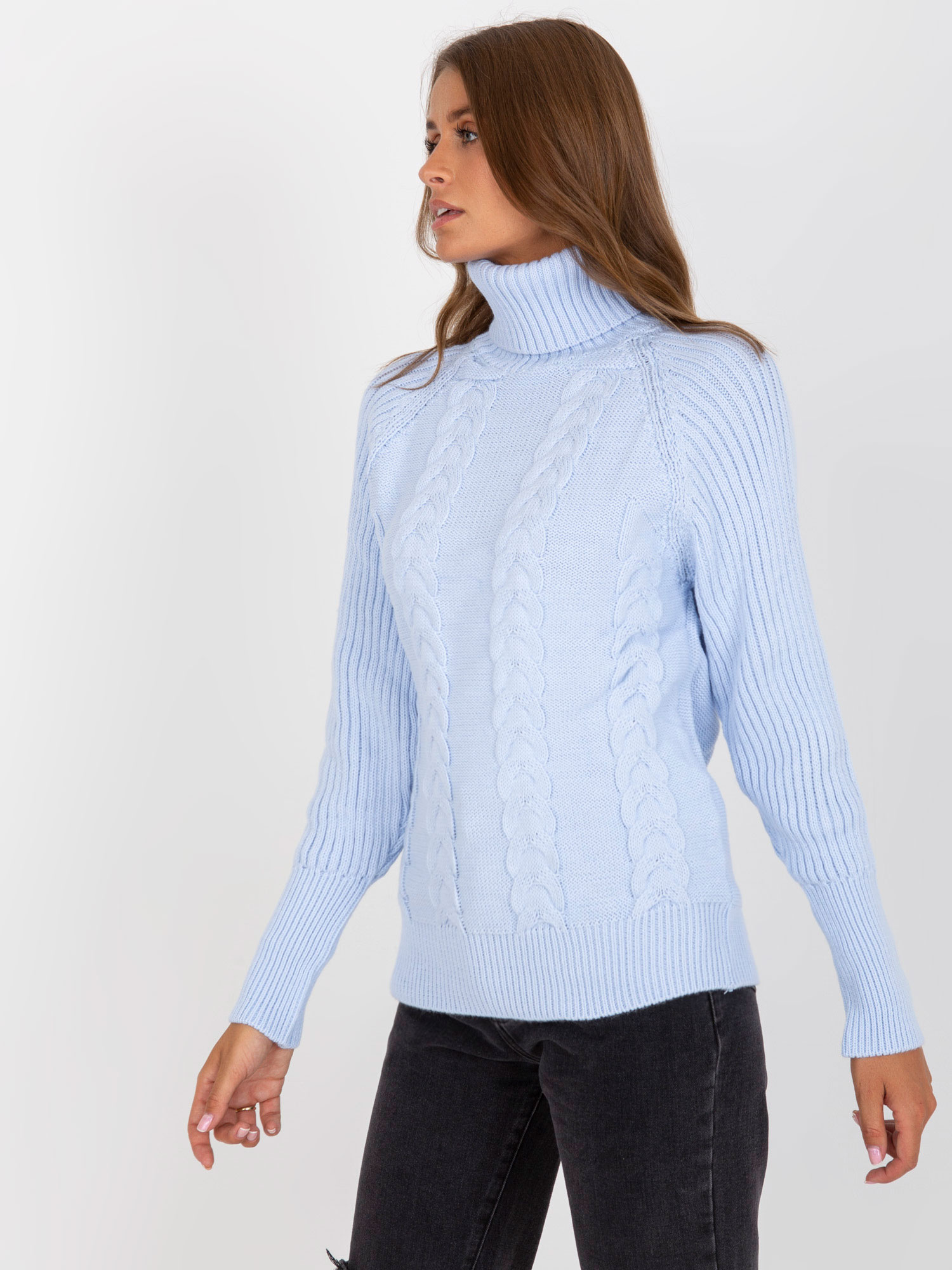 Sweter Jasny niebieski - obrazek 4