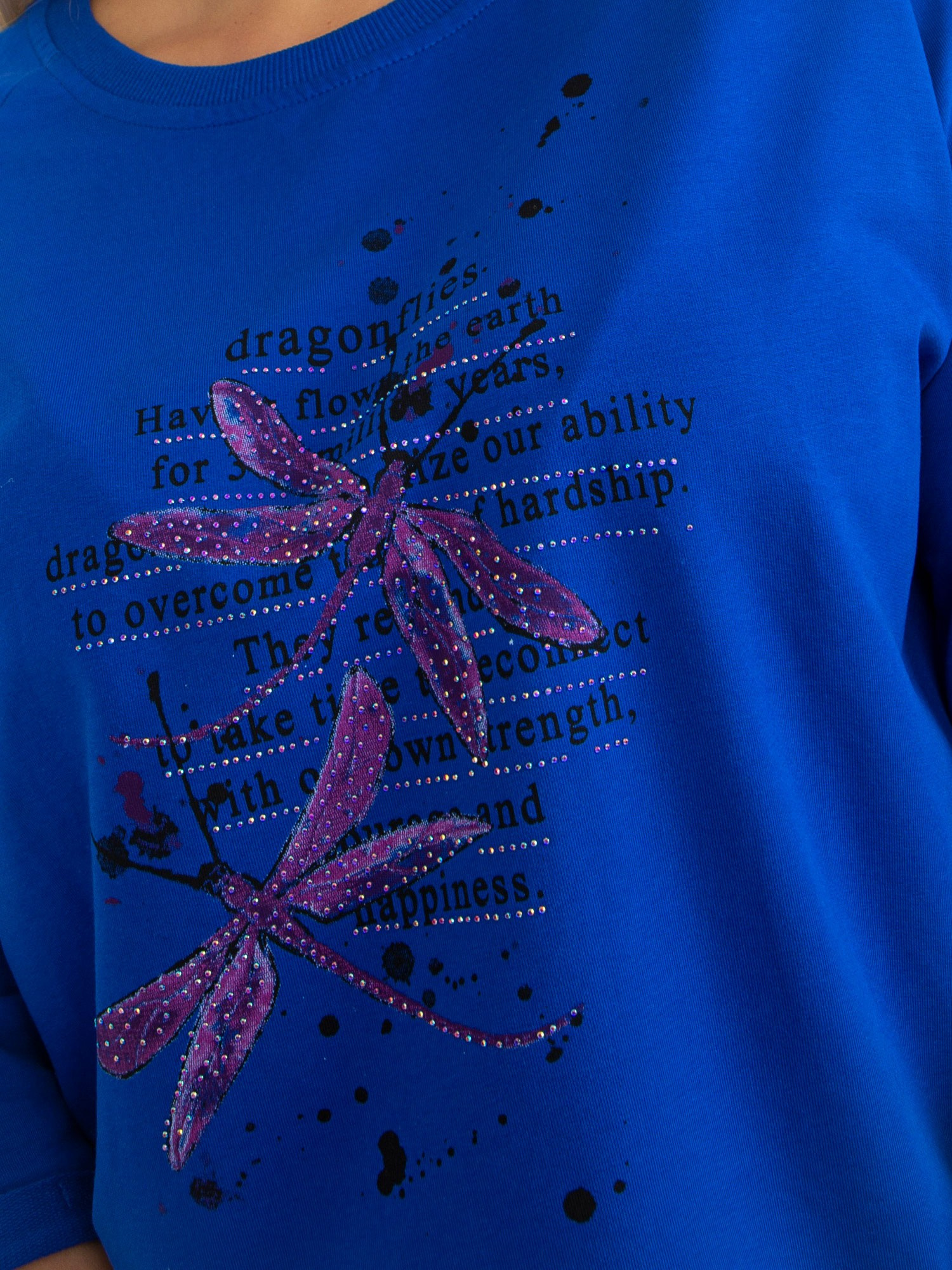 Bluzka Kobaltowy - obrazek 4