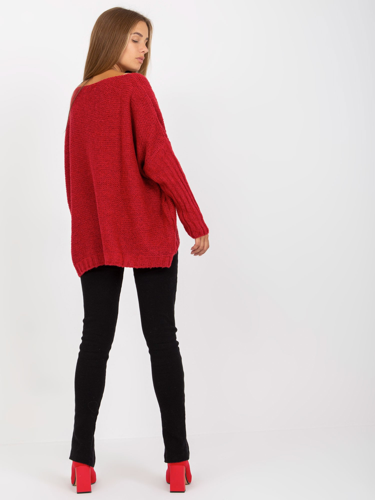 Sweter Czerwony - obrazek 4