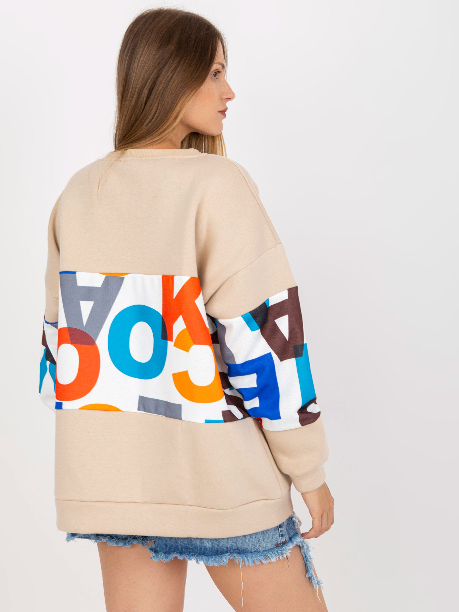 Bluza Beżowy - obrazek 4