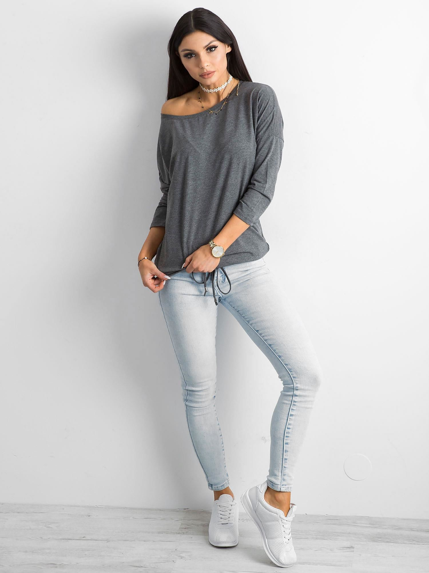 Bluzka Ciemny szary - obrazek 5