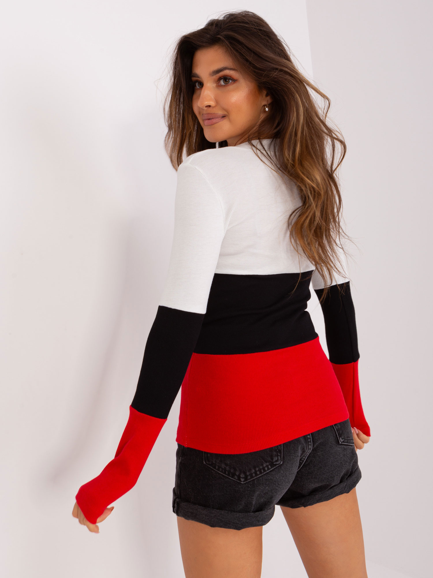 Bluzka Czarno-czerwony - obrazek 5