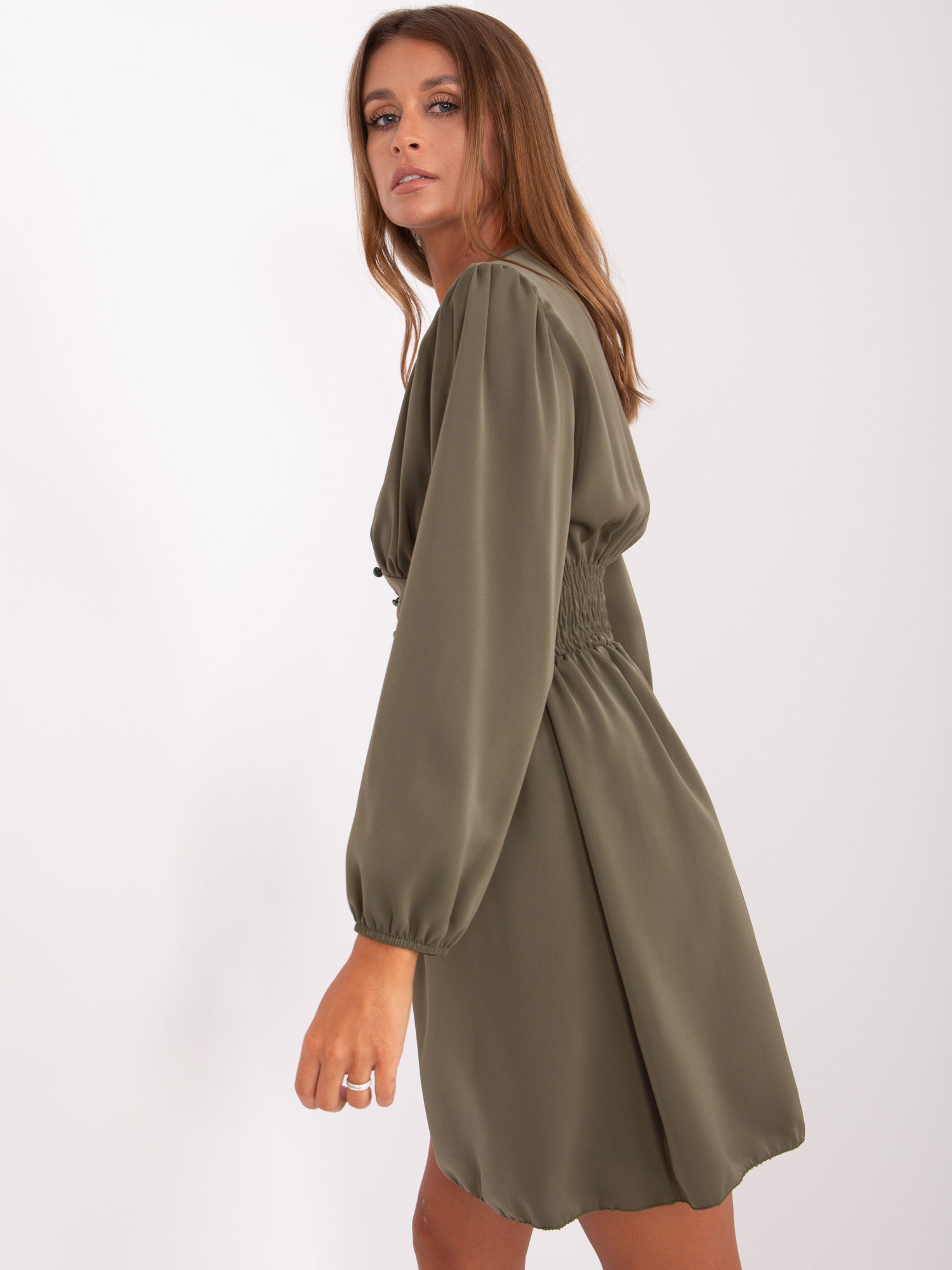 Sukienka Khaki - obrazek 5