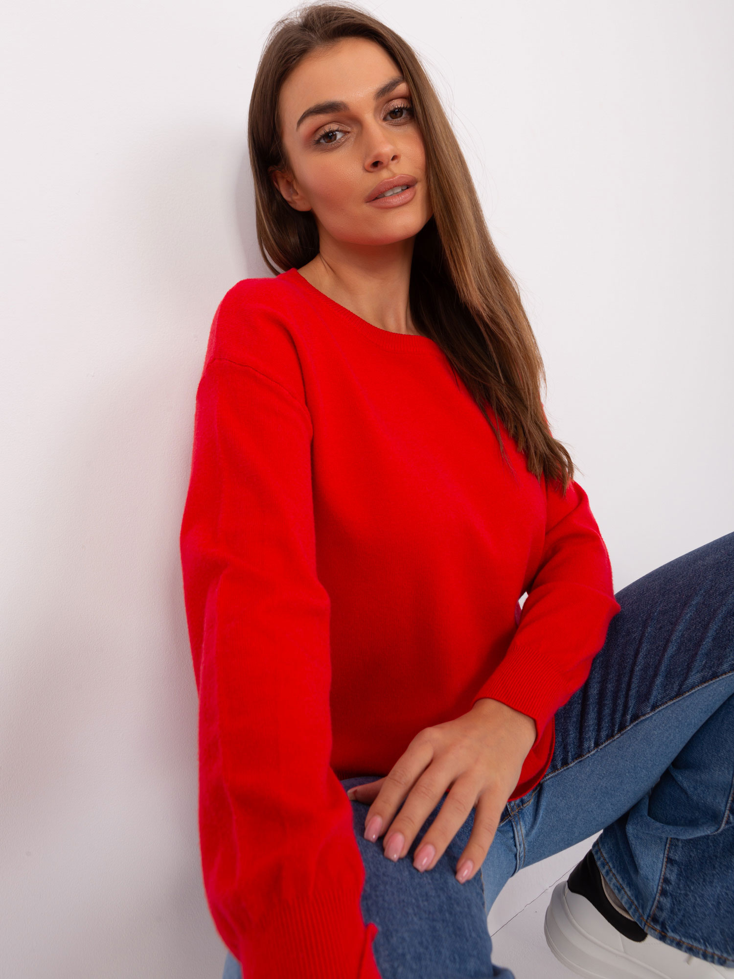 Sweter Czerwony - obrazek 5