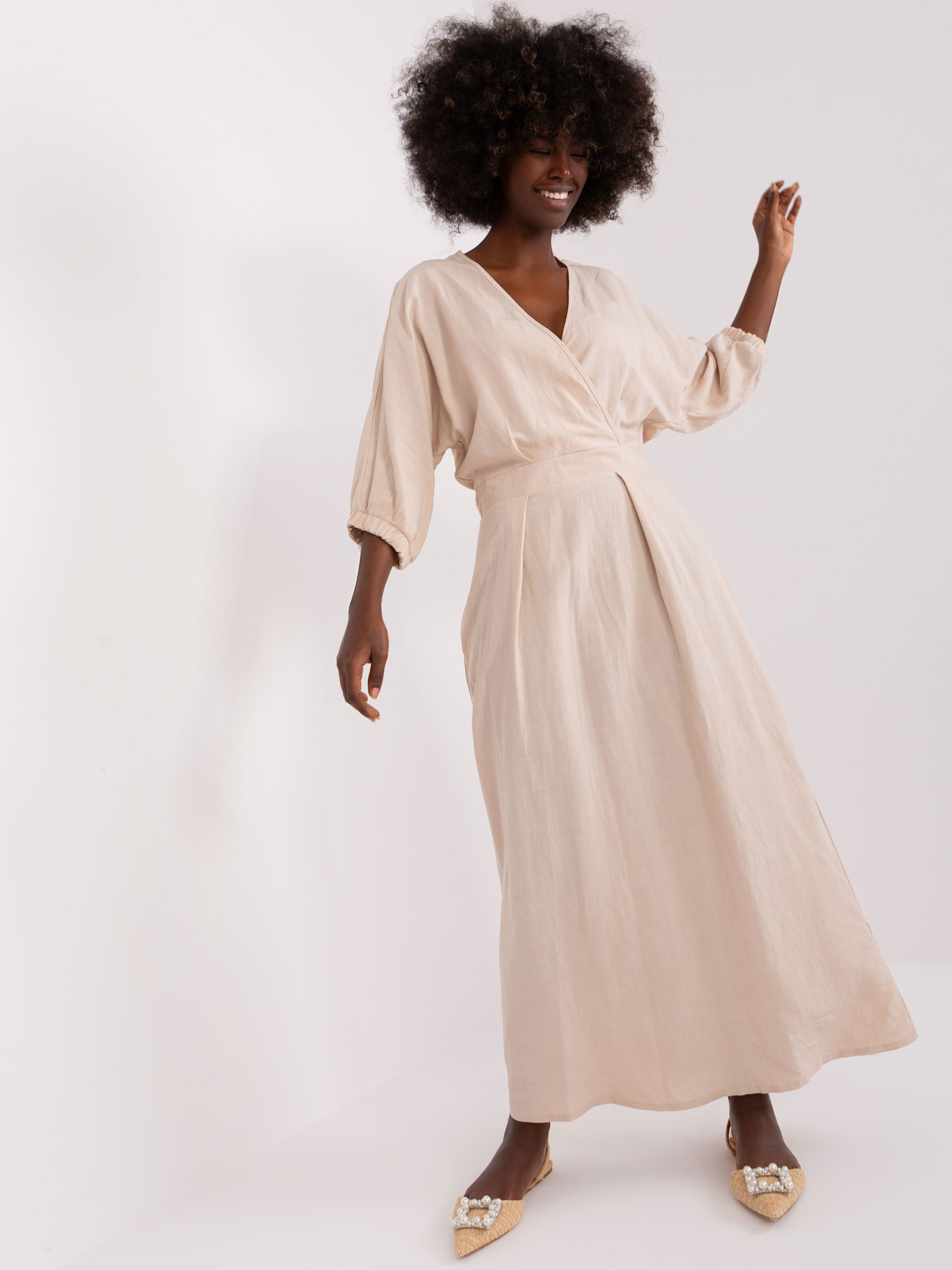 Sukienka Jasny beżowy - obrazek 5