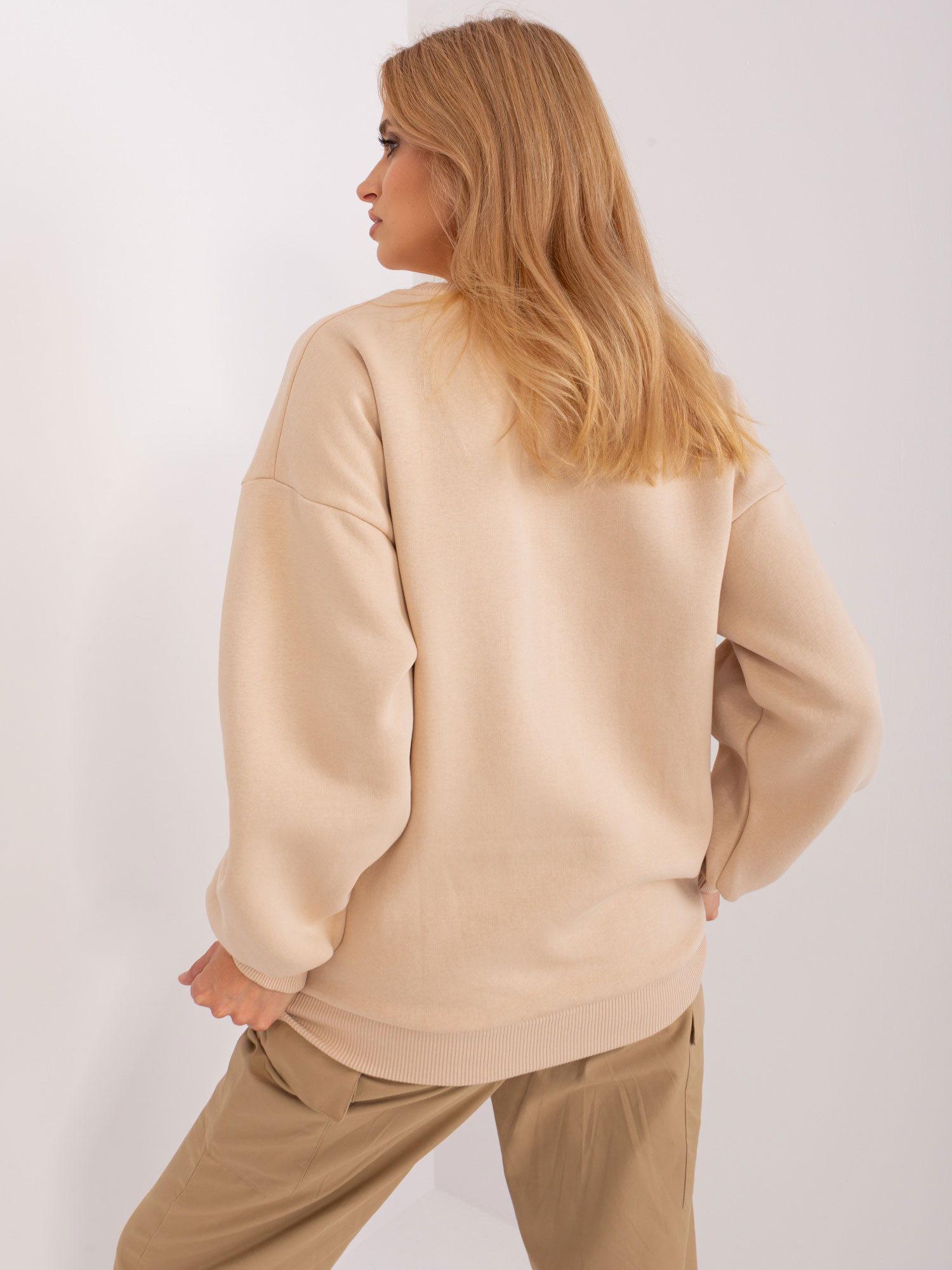 Bluza Beżowy - obrazek 5