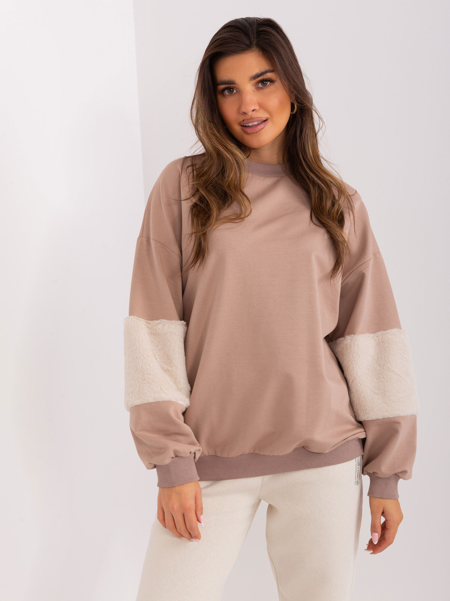 Bluza Ciemny bezowy - obrazek 5