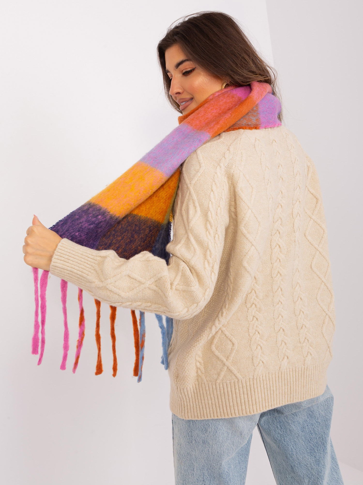 Szalik Różowy - obrazek 5