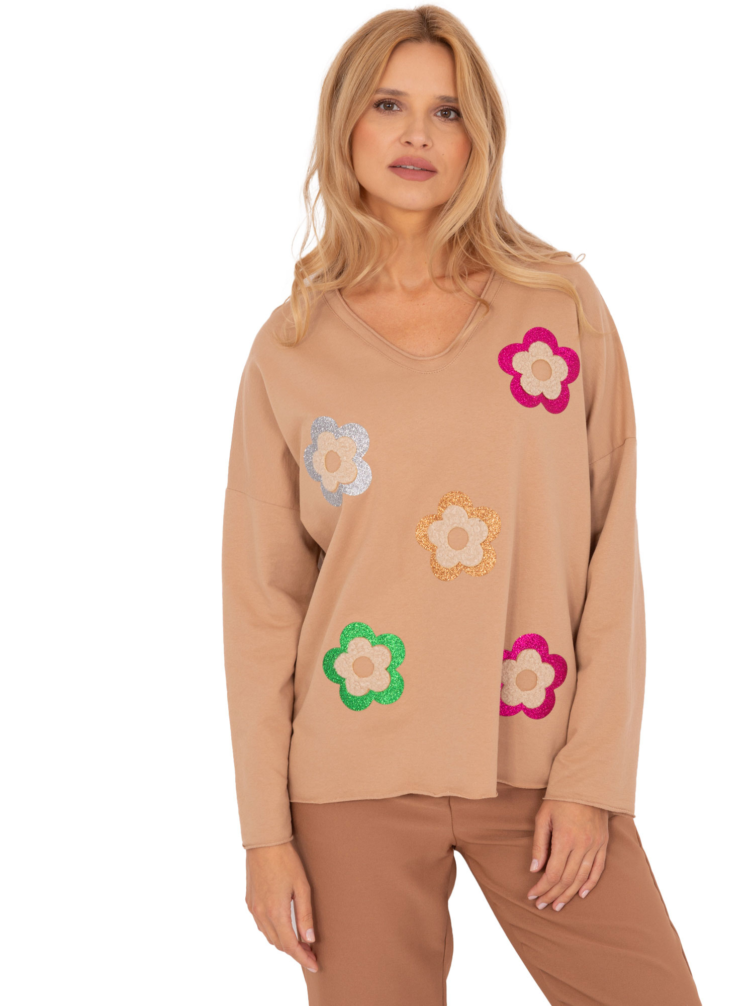 Bluzka Beżowy - obrazek 5