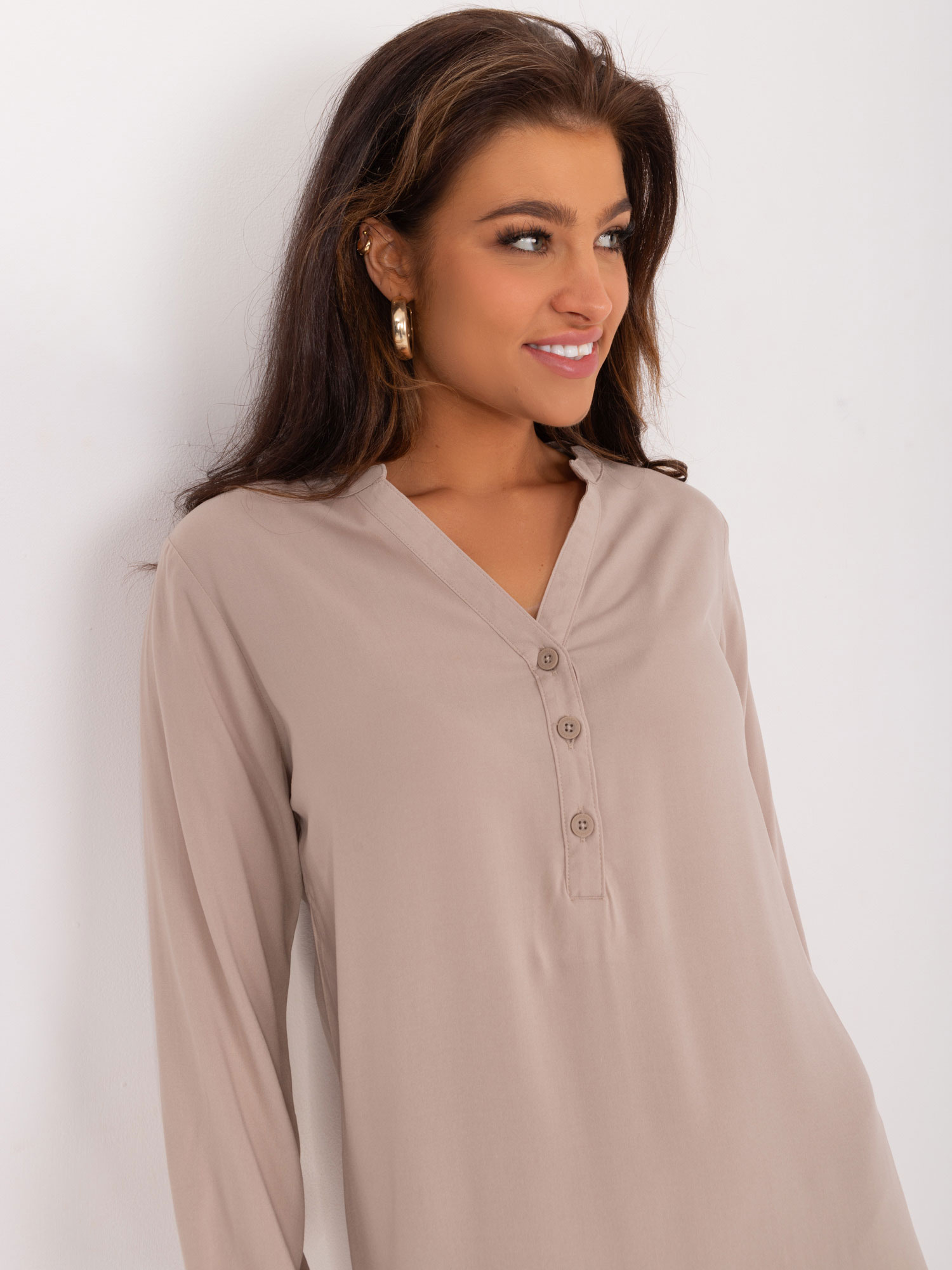 Sukienka Ciemny bezowy - obrazek 5