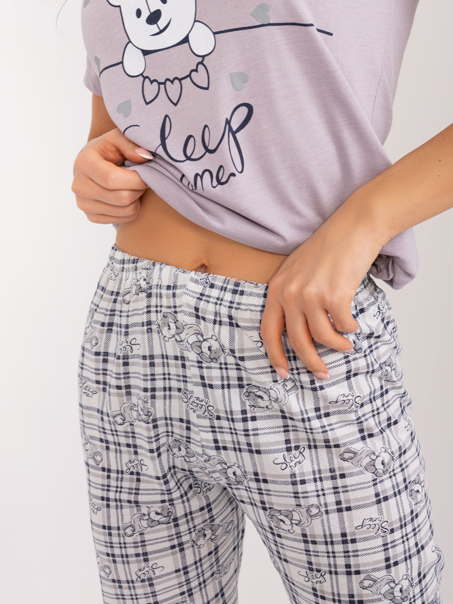 Piżama Jasny fioletowy - obrazek 5