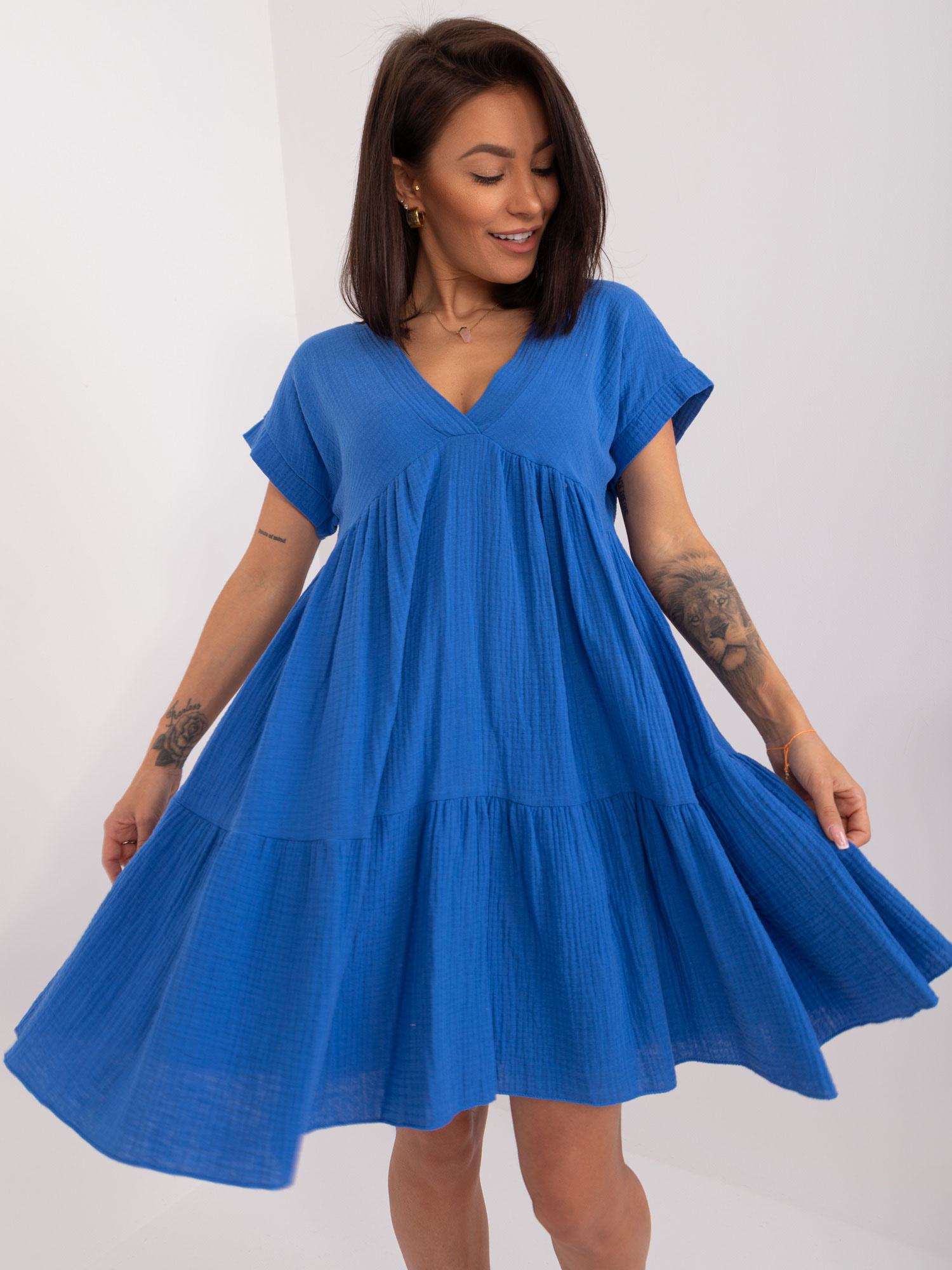 Sukienka Ciemny niebieski - obrazek 5