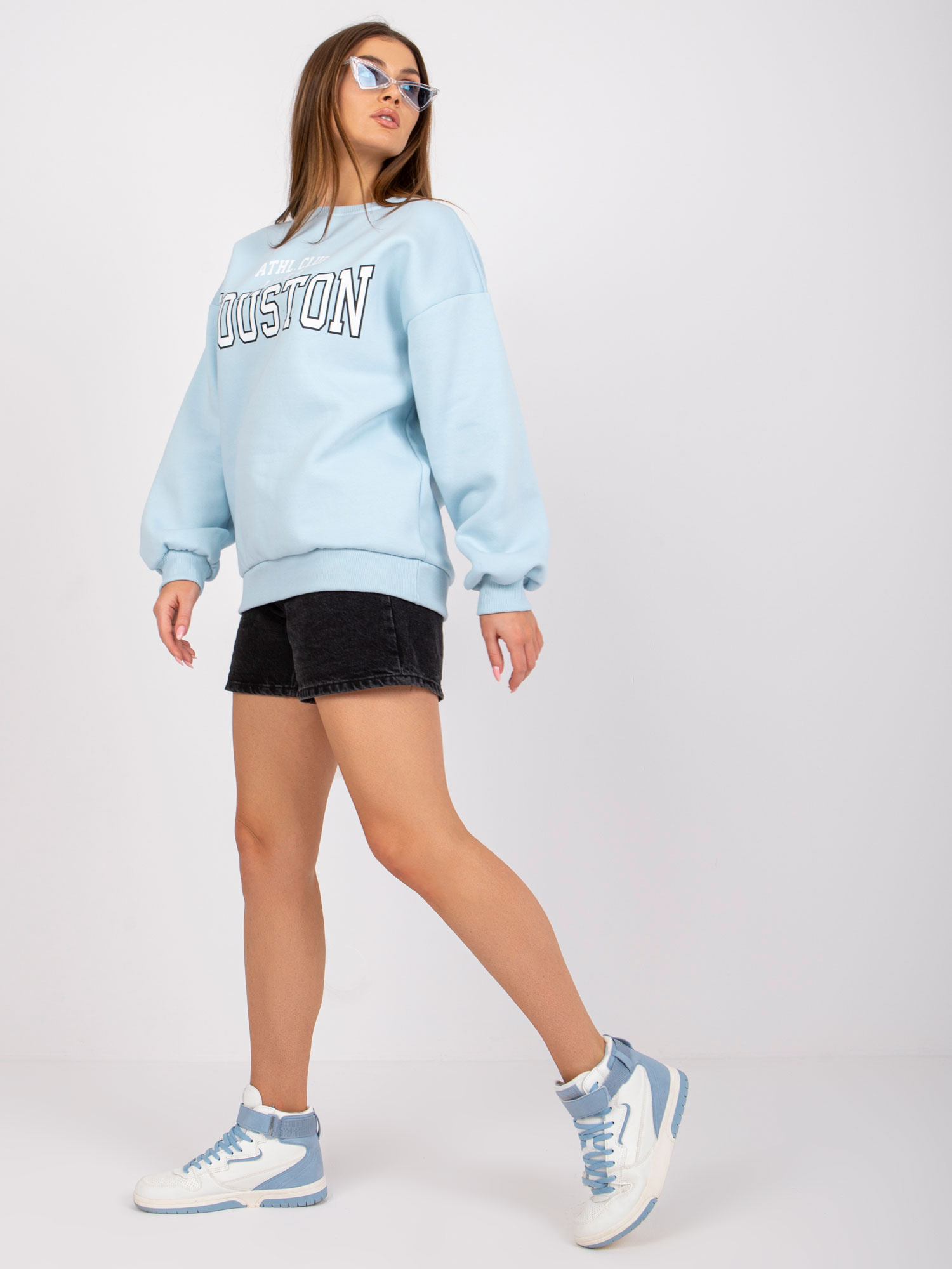 Bluza Jasny niebieski - obrazek 5