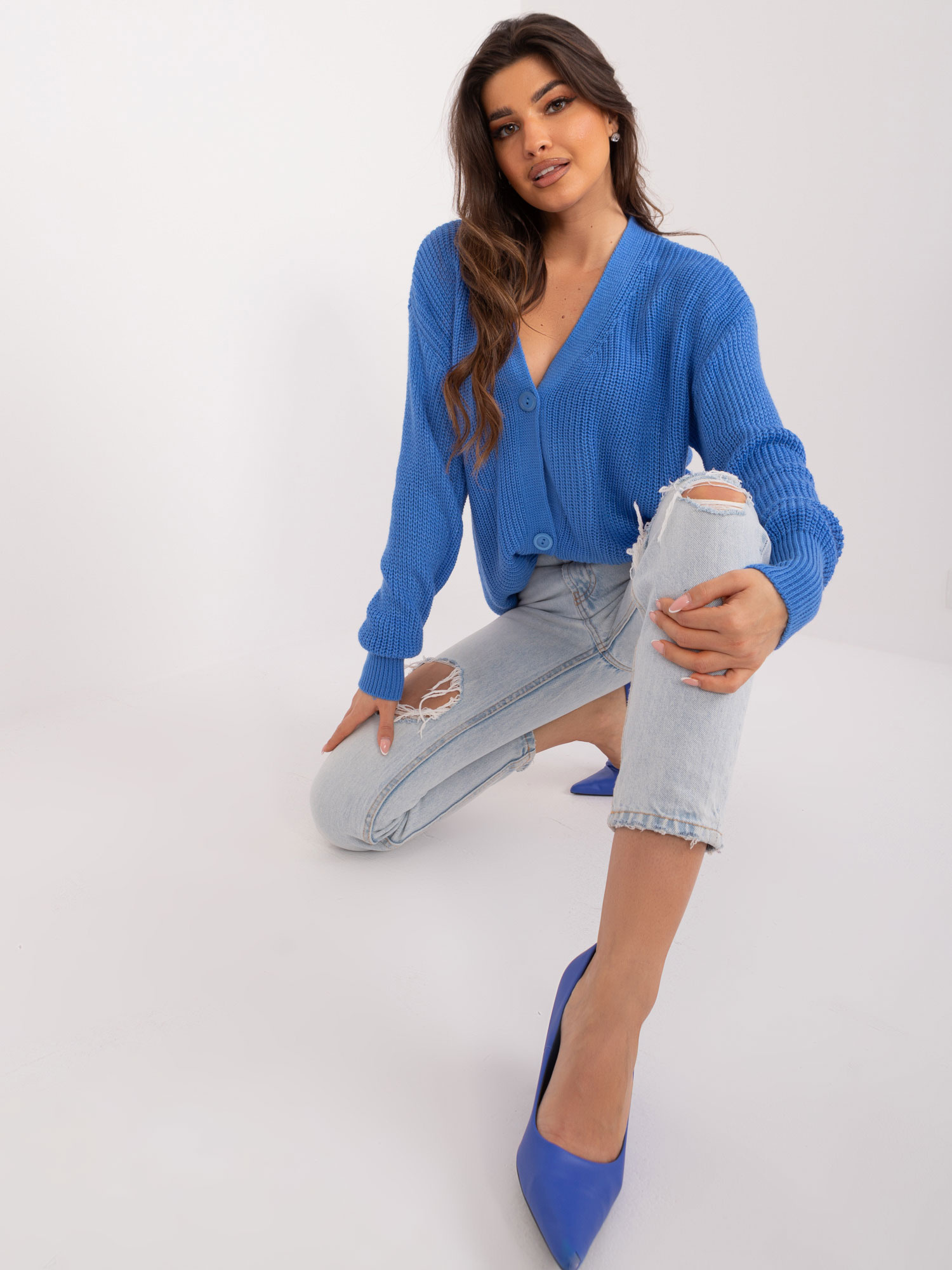 Sweter Niebieski - obrazek 5